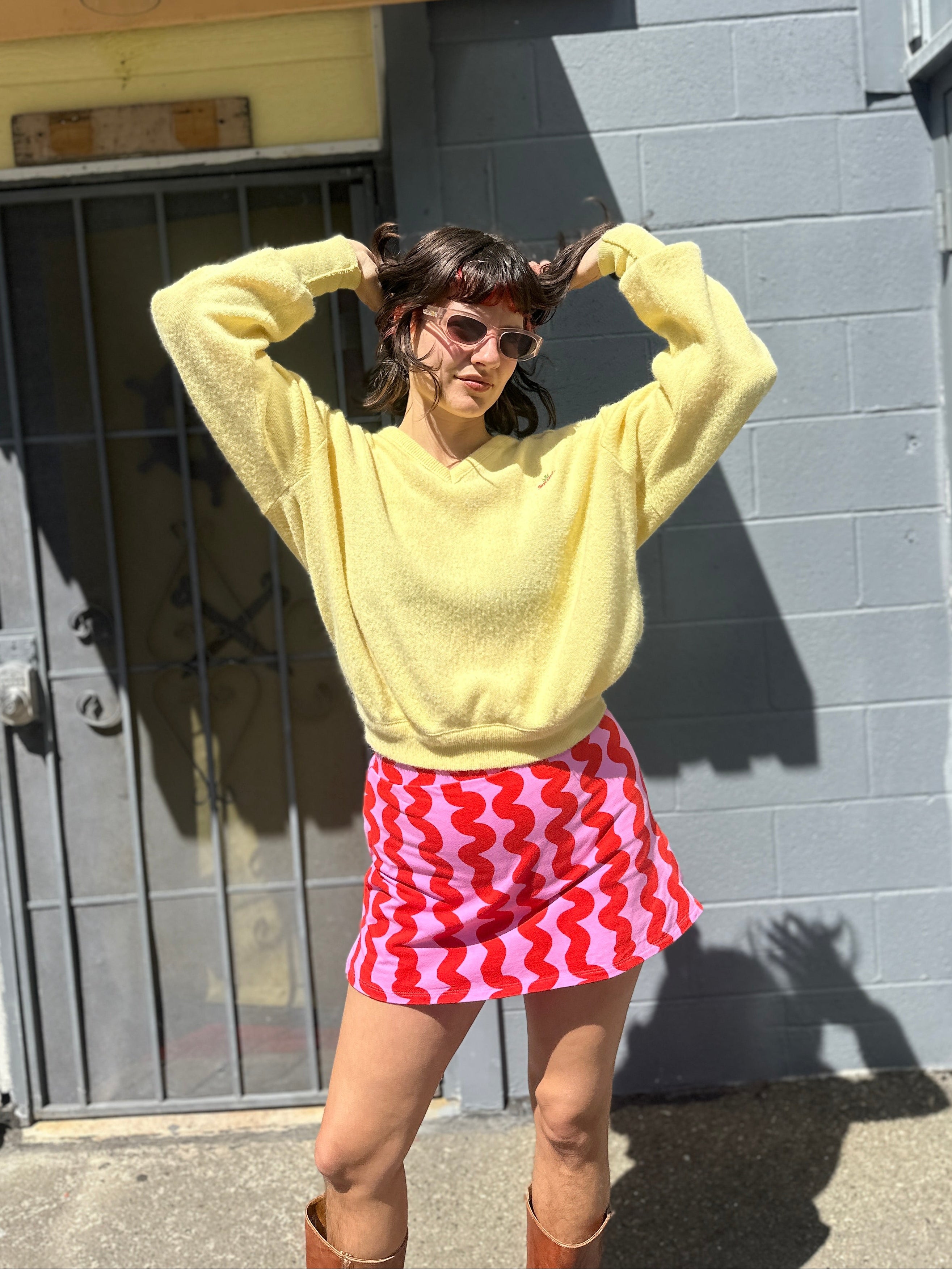 Cheeky Skort Pink Squiggle