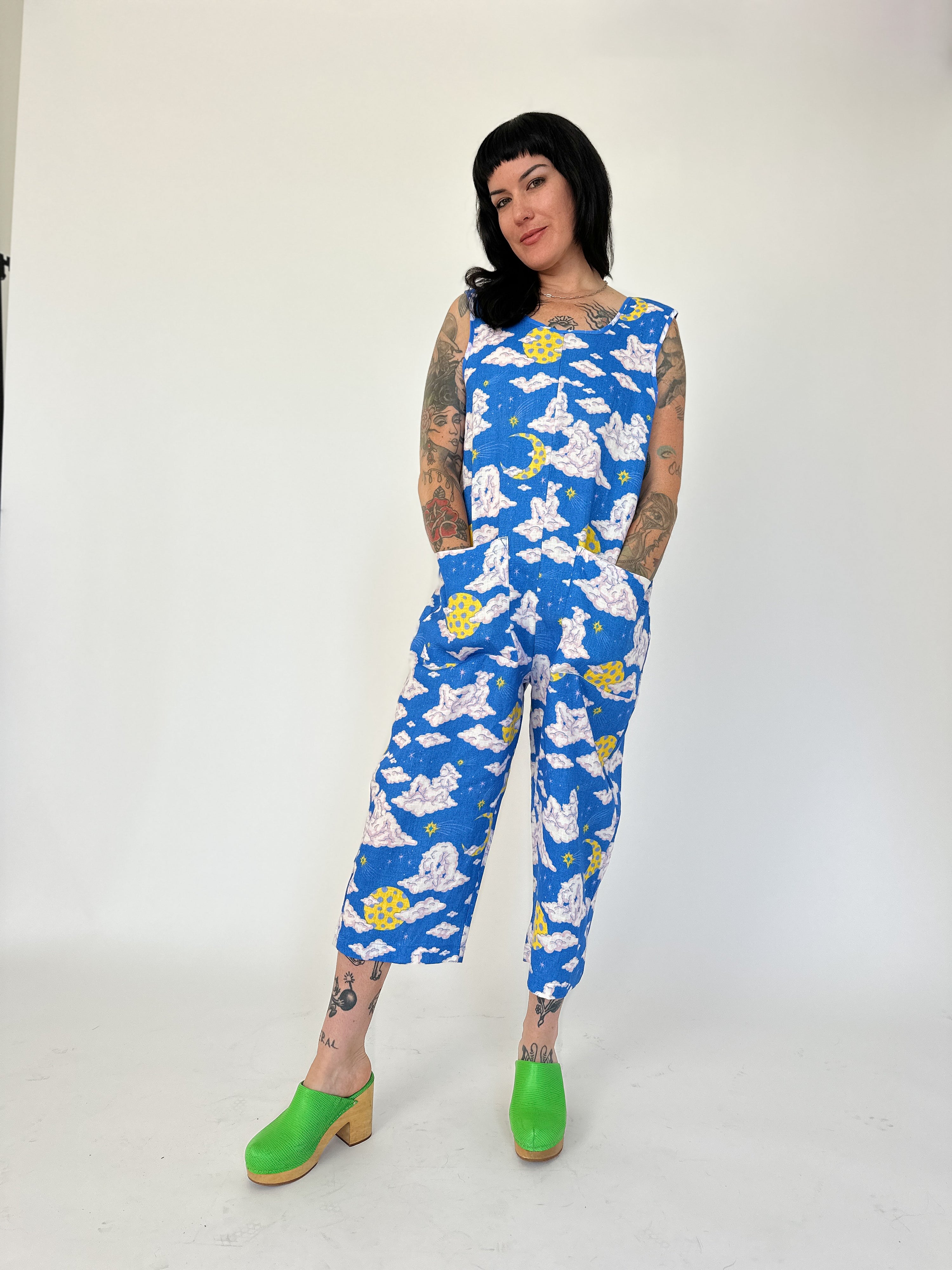Linen Garden Suit Cloud People