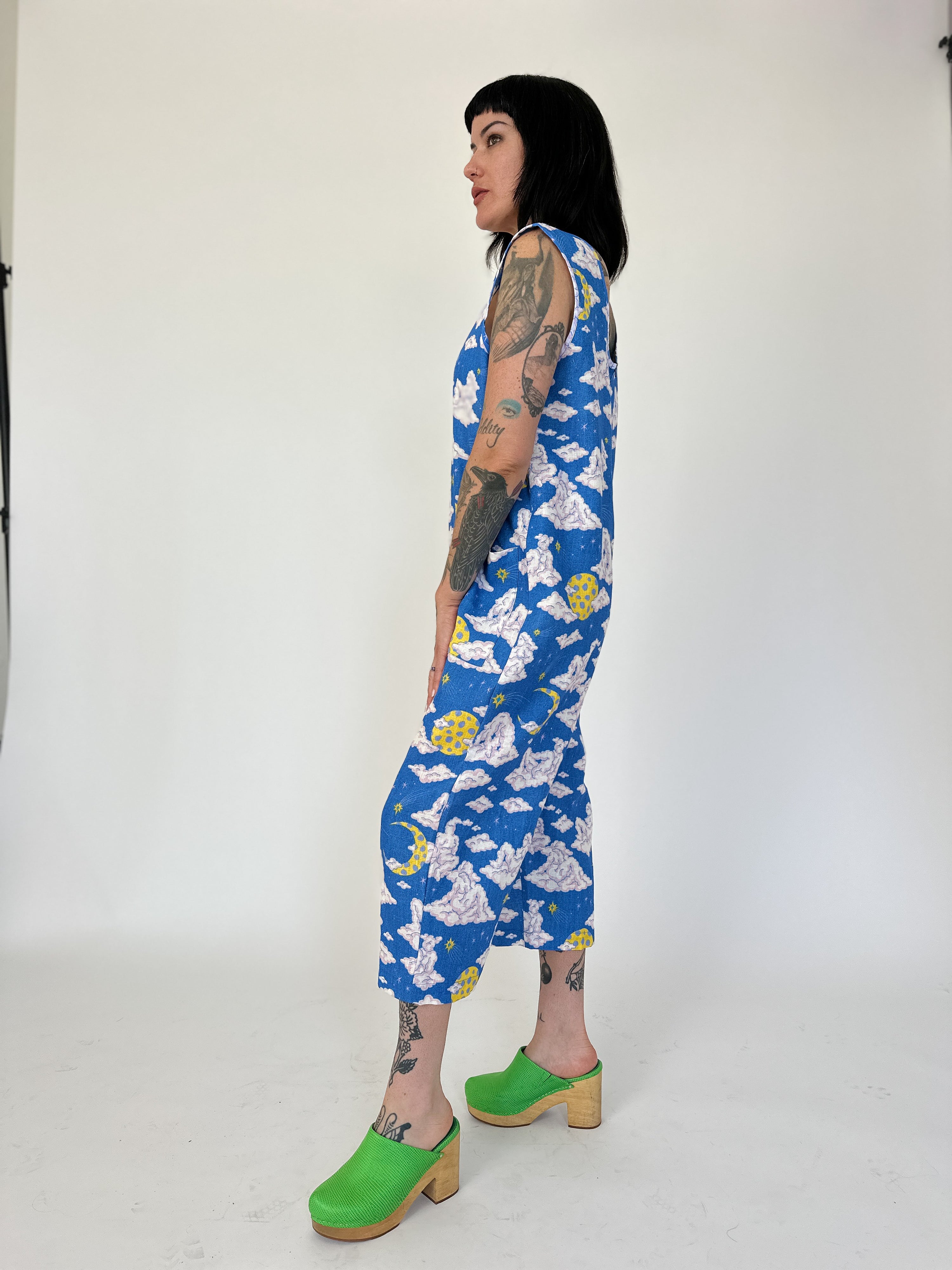 Linen Garden Suit Cloud People