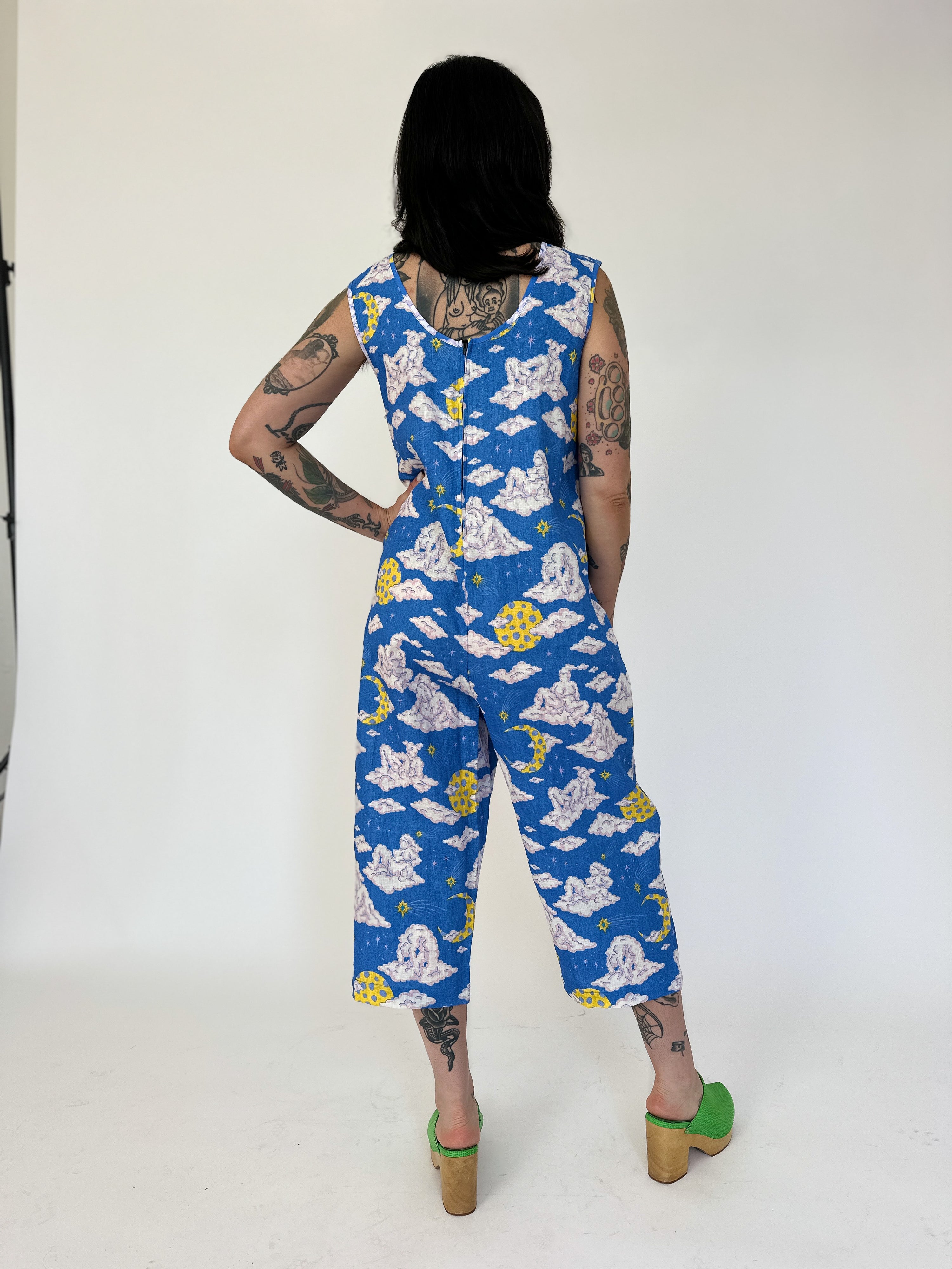 Linen Garden Suit Cloud People