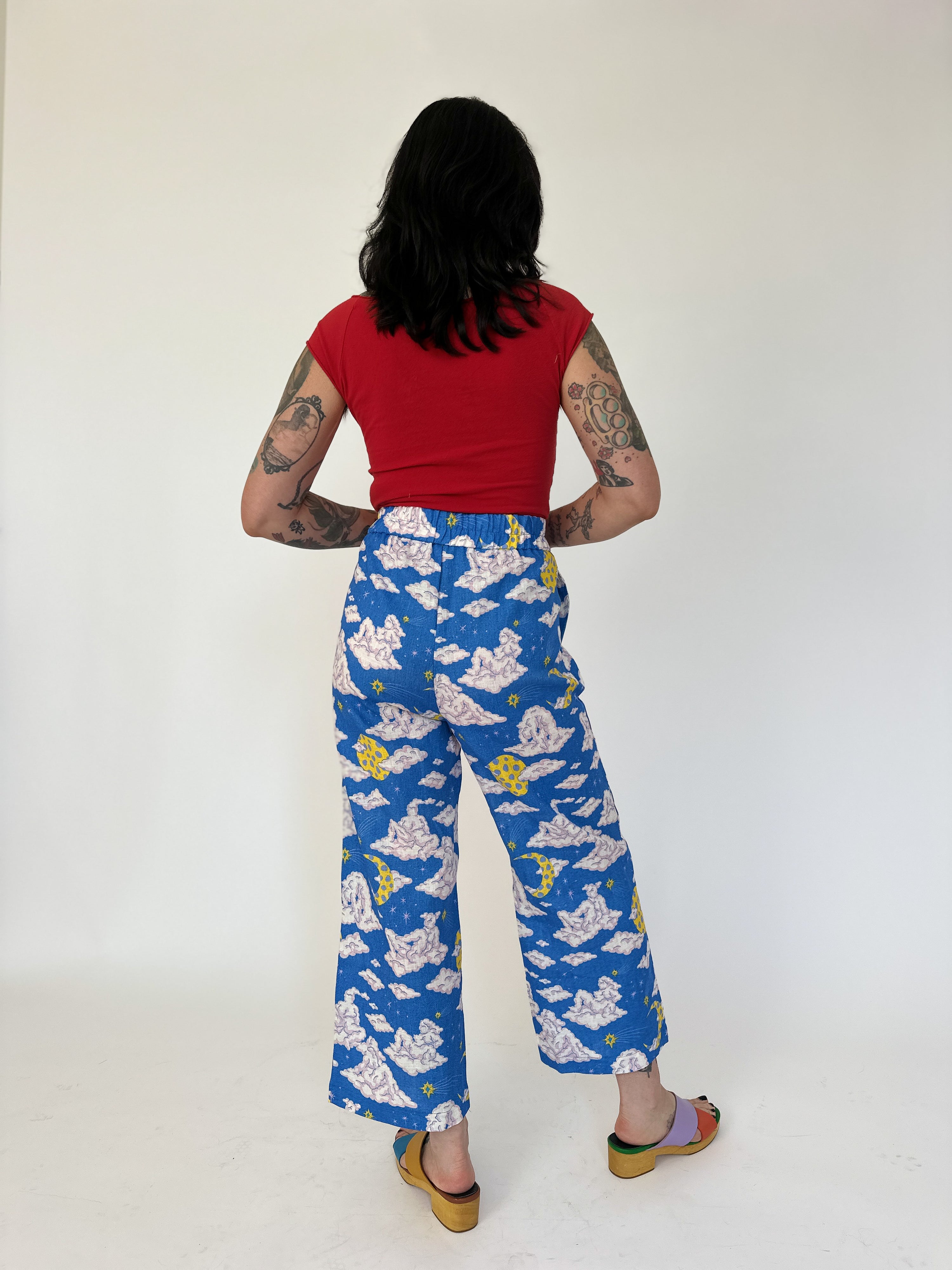 Linen Catalina Pant Cloud People