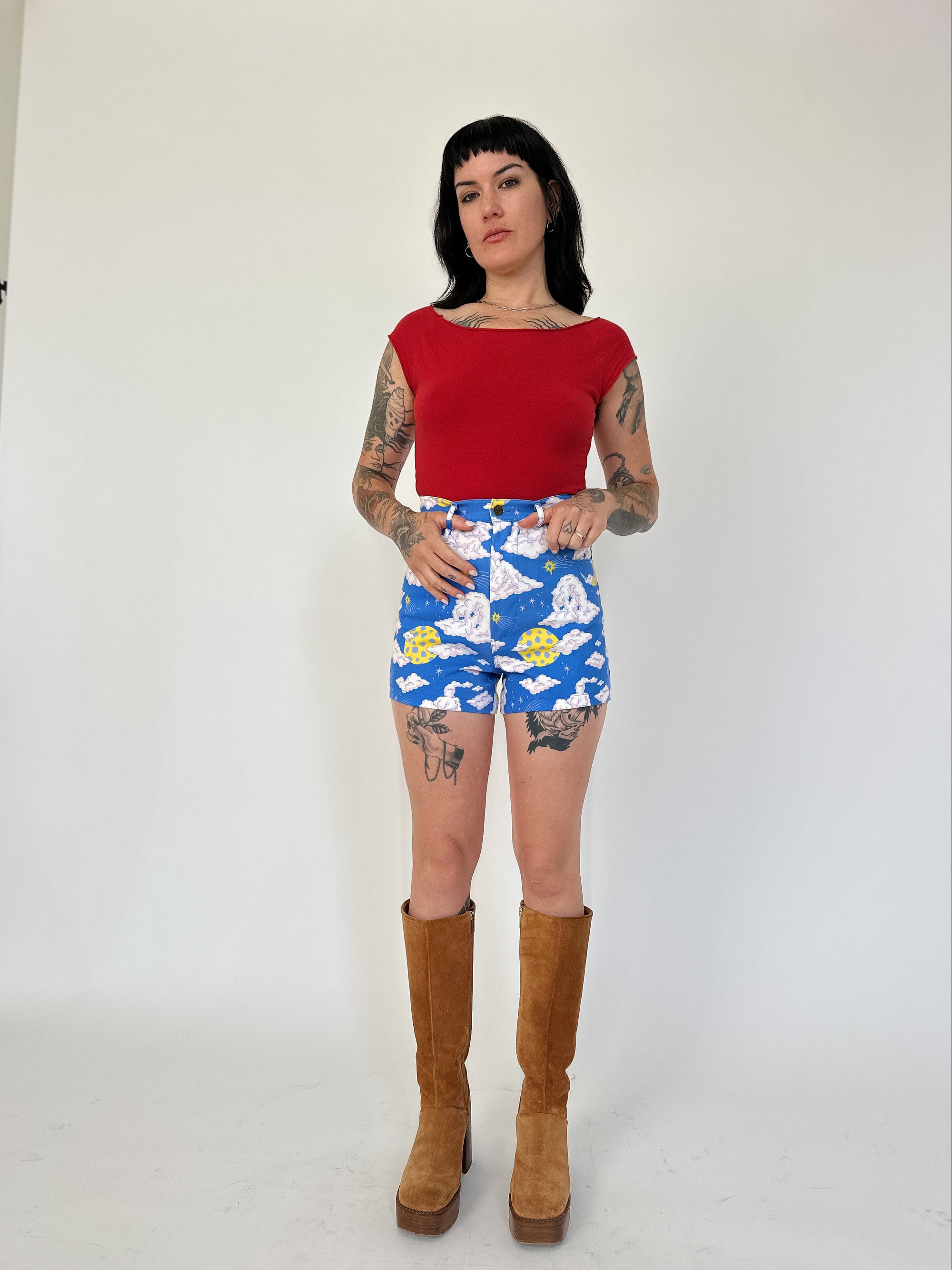 Twill Shorts Cloud People *Minor imperfections*