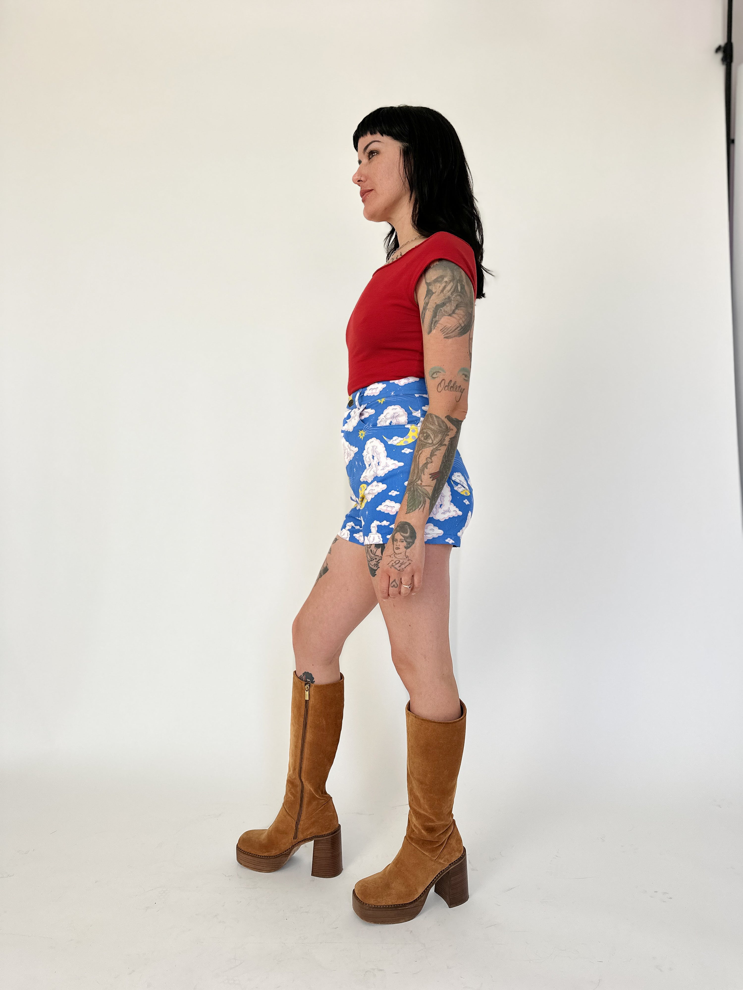 Twill Shorts Cloud People *Minor imperfections*