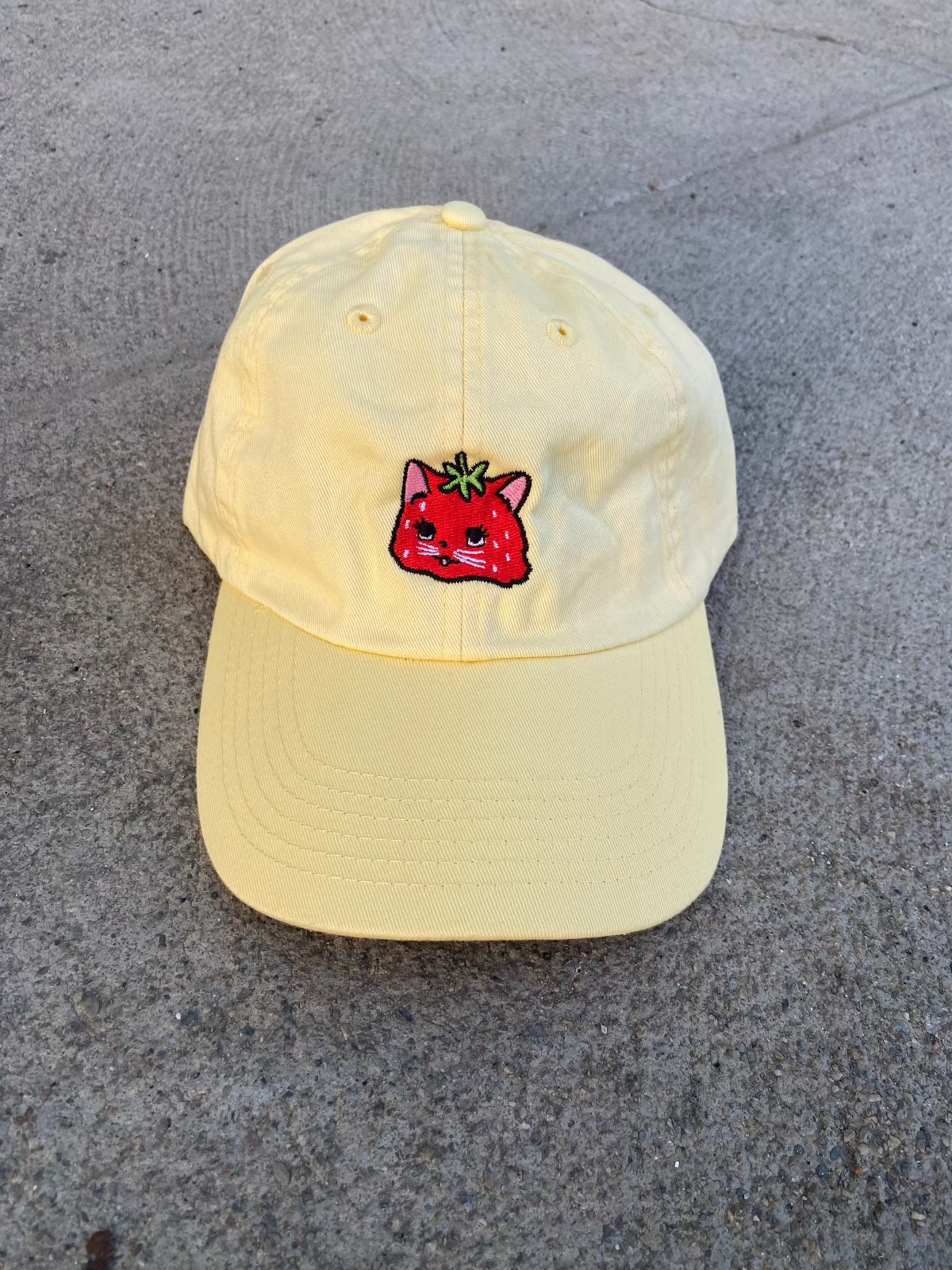 Strawberry Cat Dad Hat