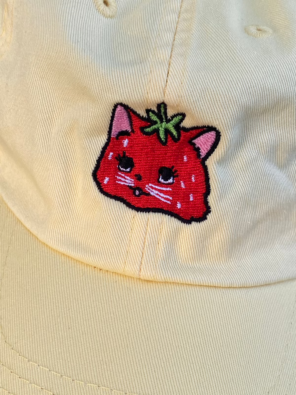 Strawberry Cat Dad Hat