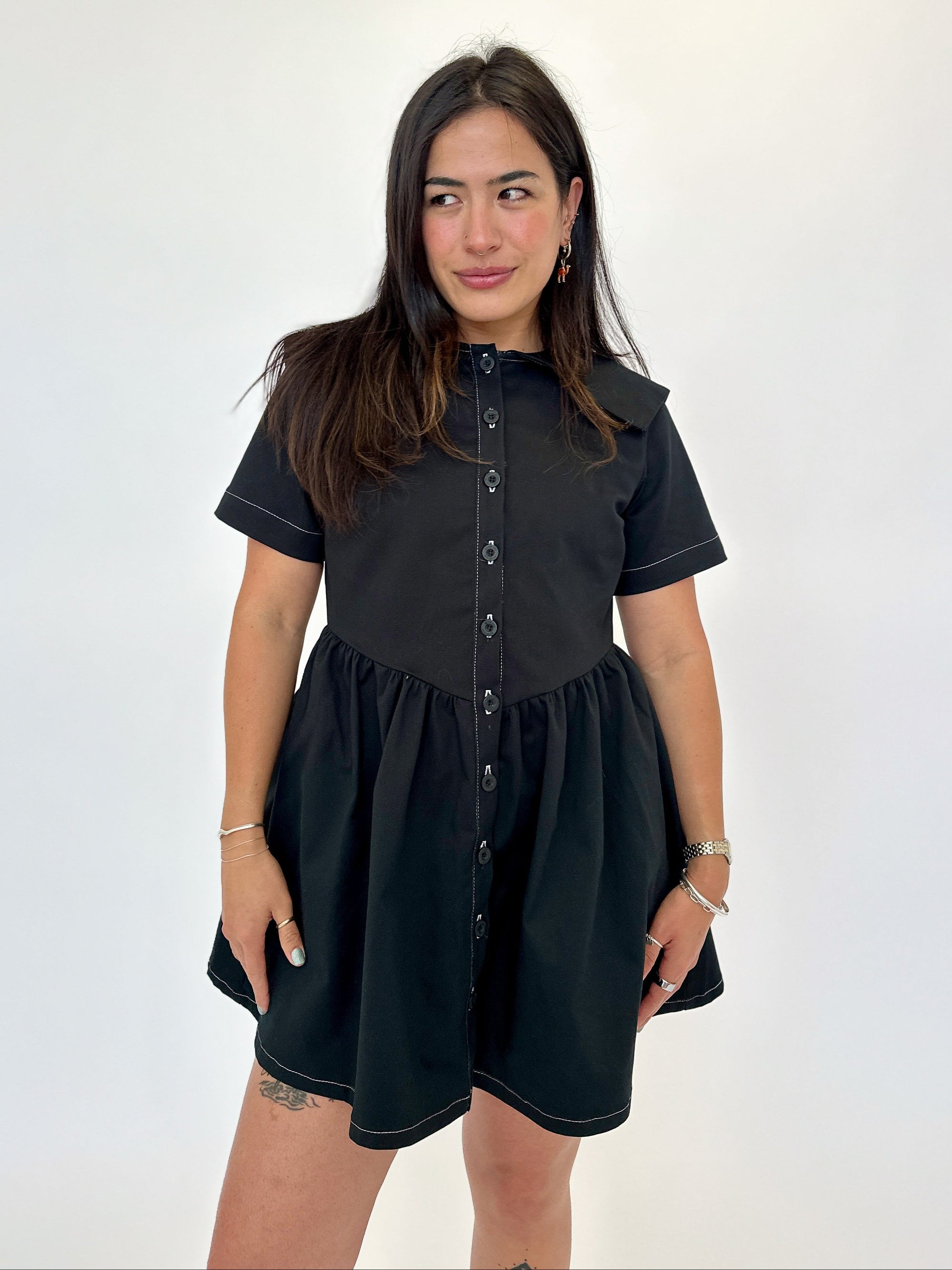Sailor Dress Black