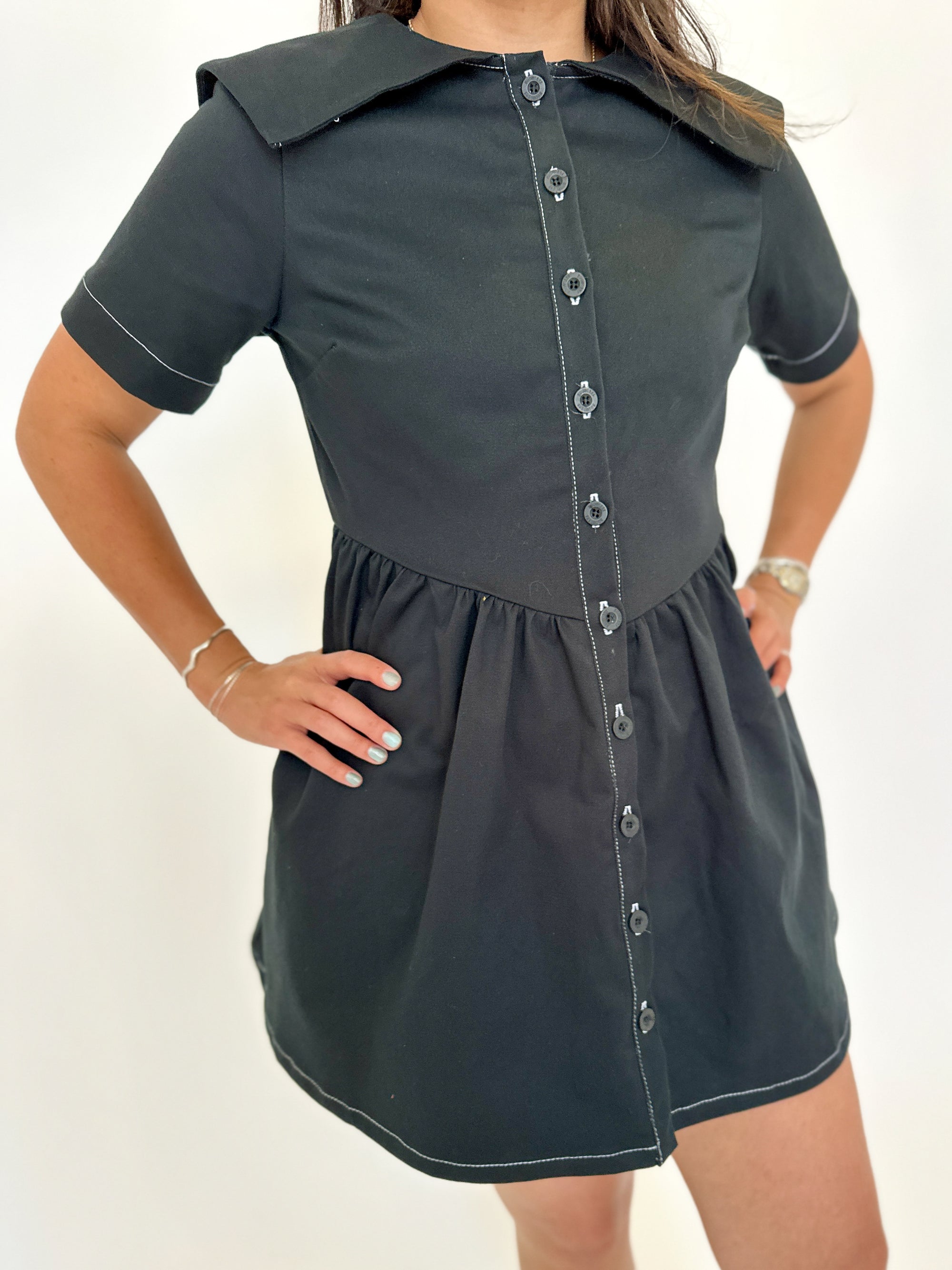 Sailor Dress Black