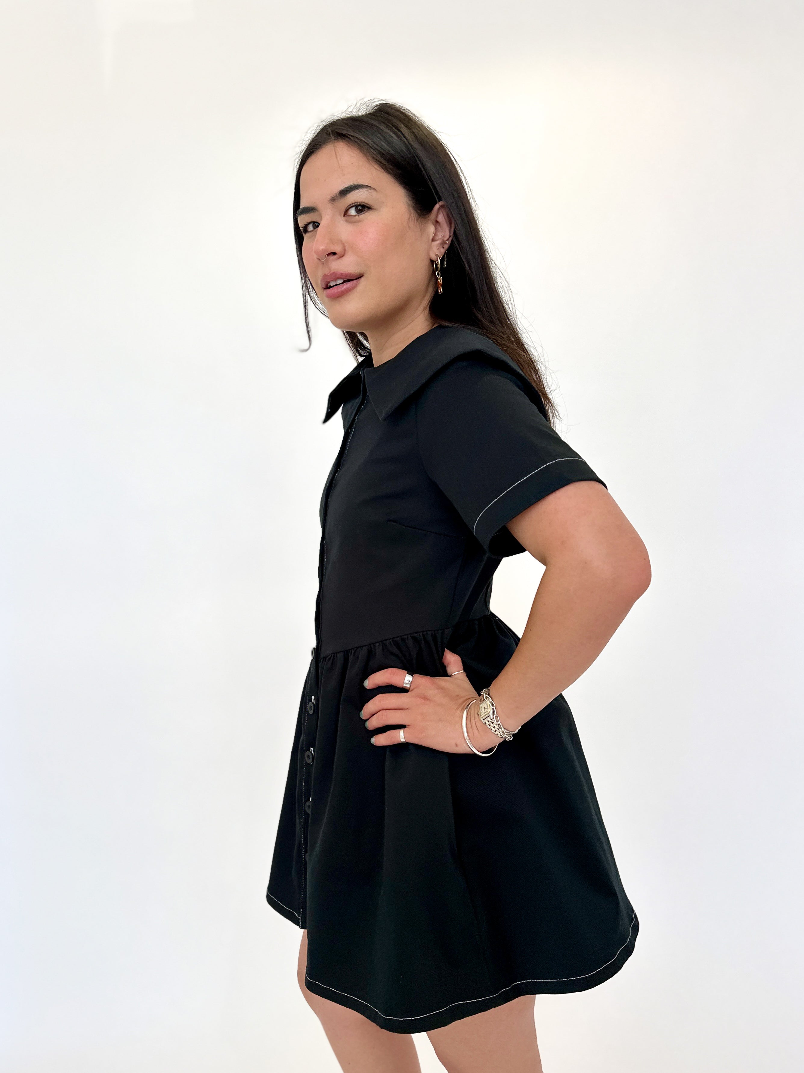 Sailor Dress Black MD / Black