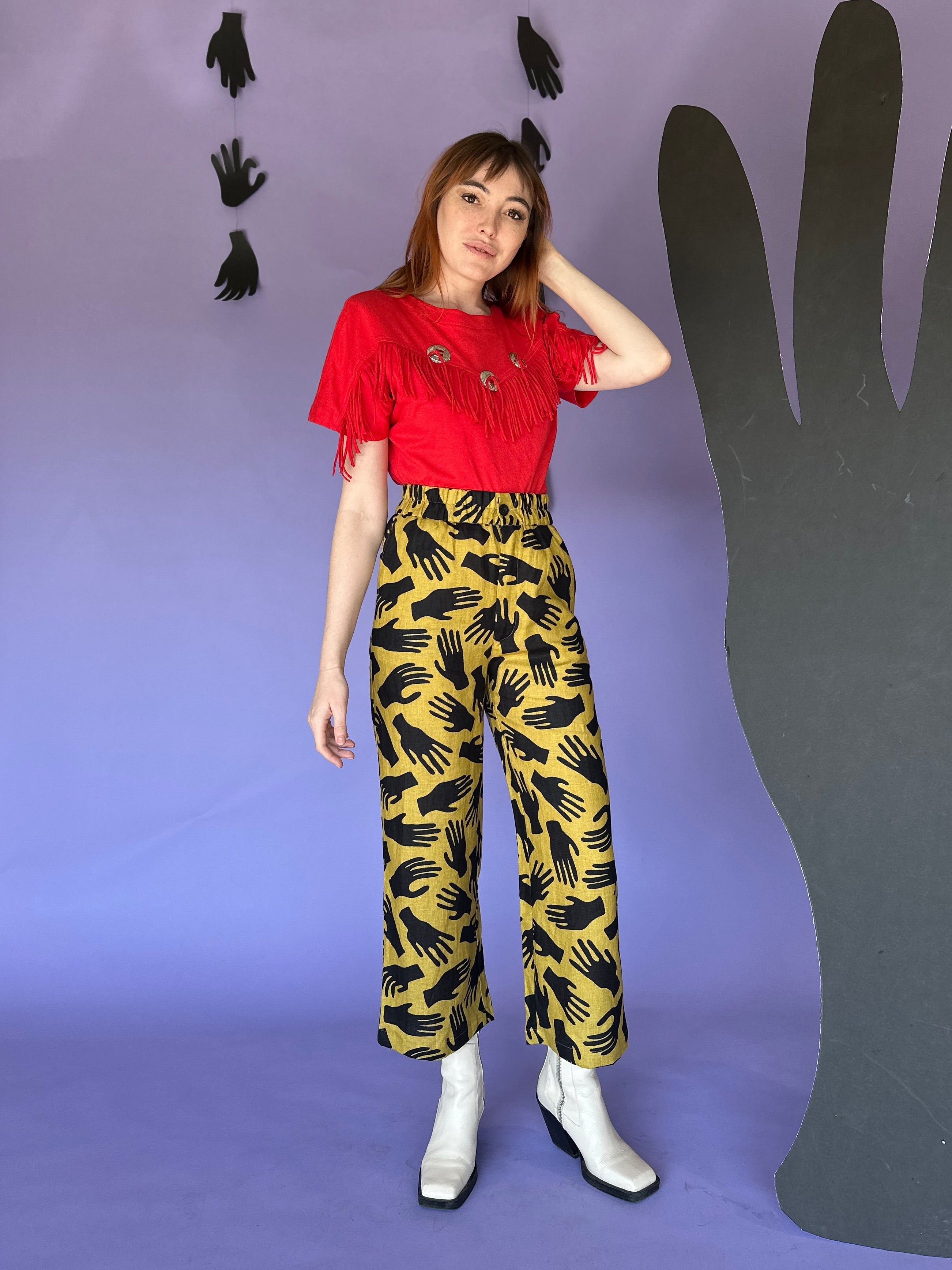 Linen Catalina Pant Hands