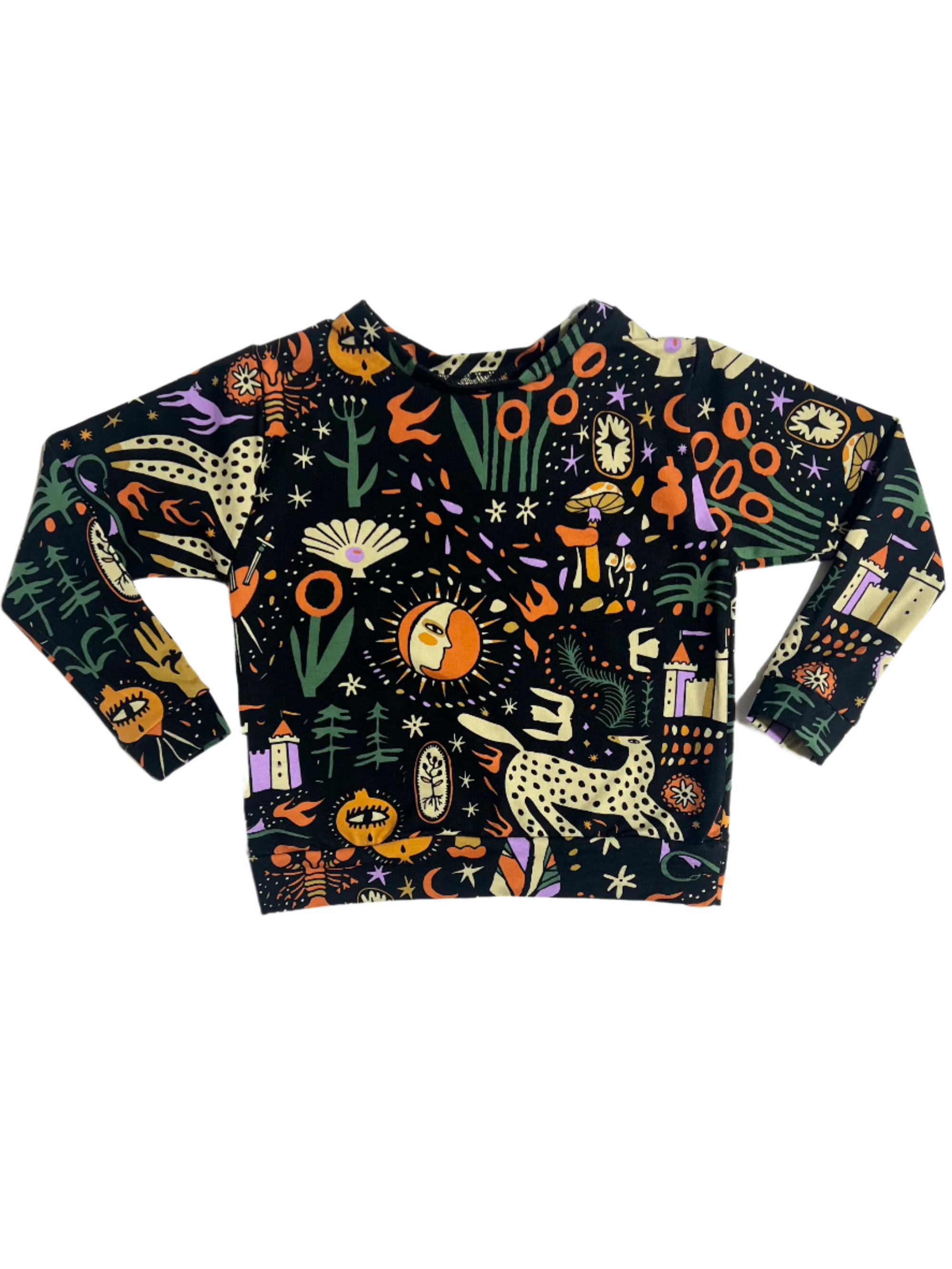 Kids Sweatshirt Tarot Garden