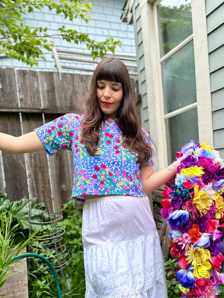 Crop Top Super Bloom – NOOWORKS