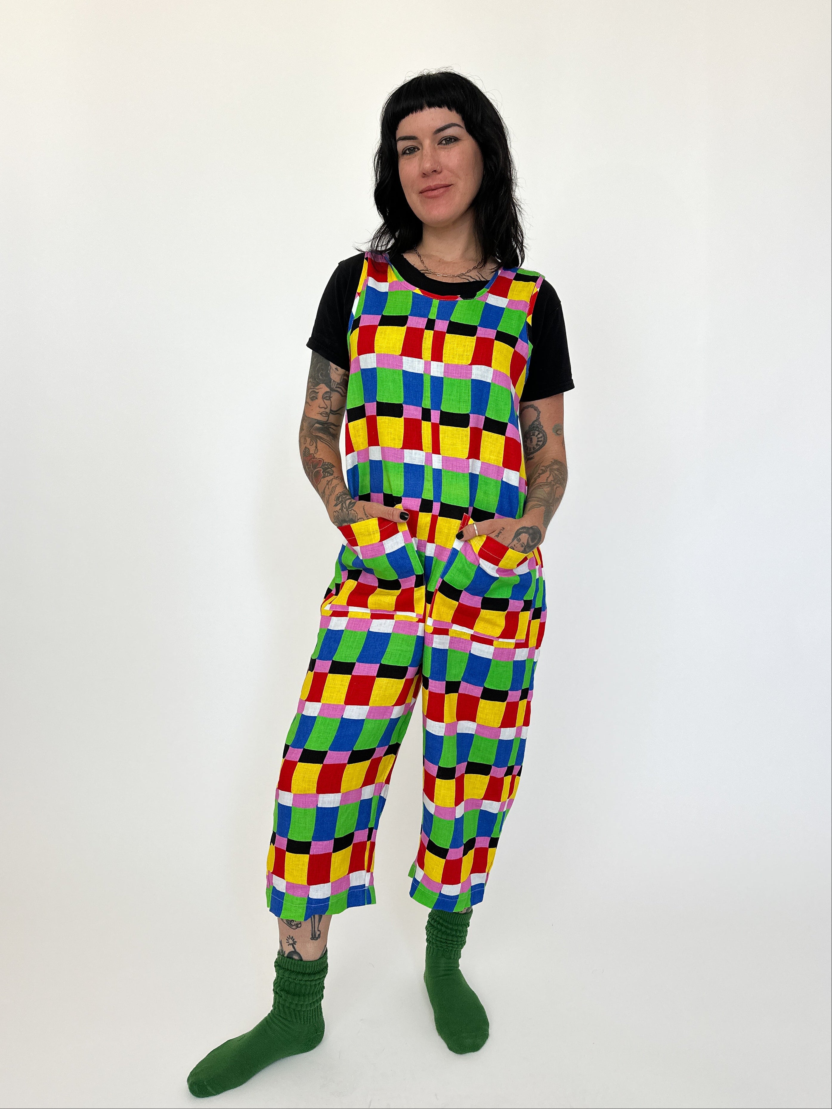 Linen Garden Suit Candy Weave