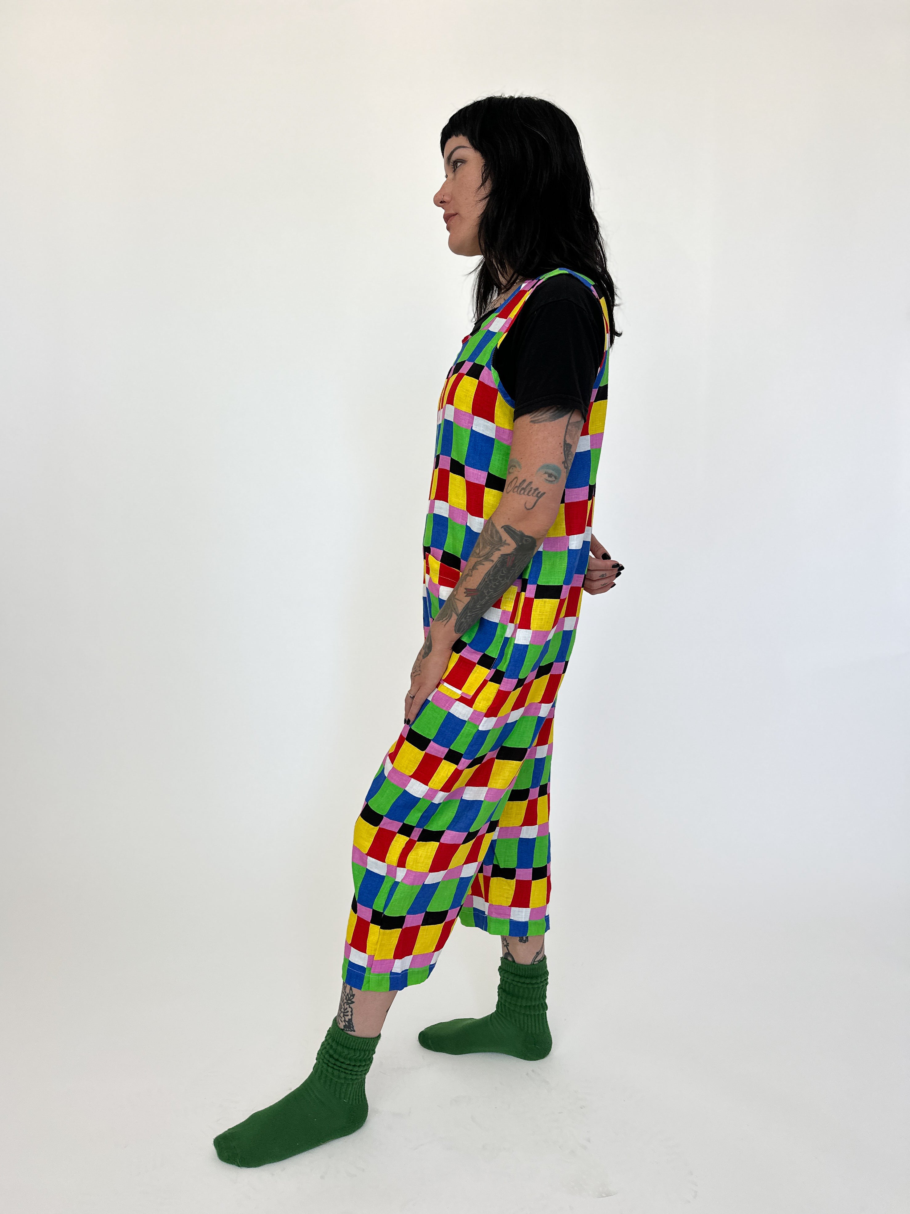 Linen Garden Suit Candy Weave