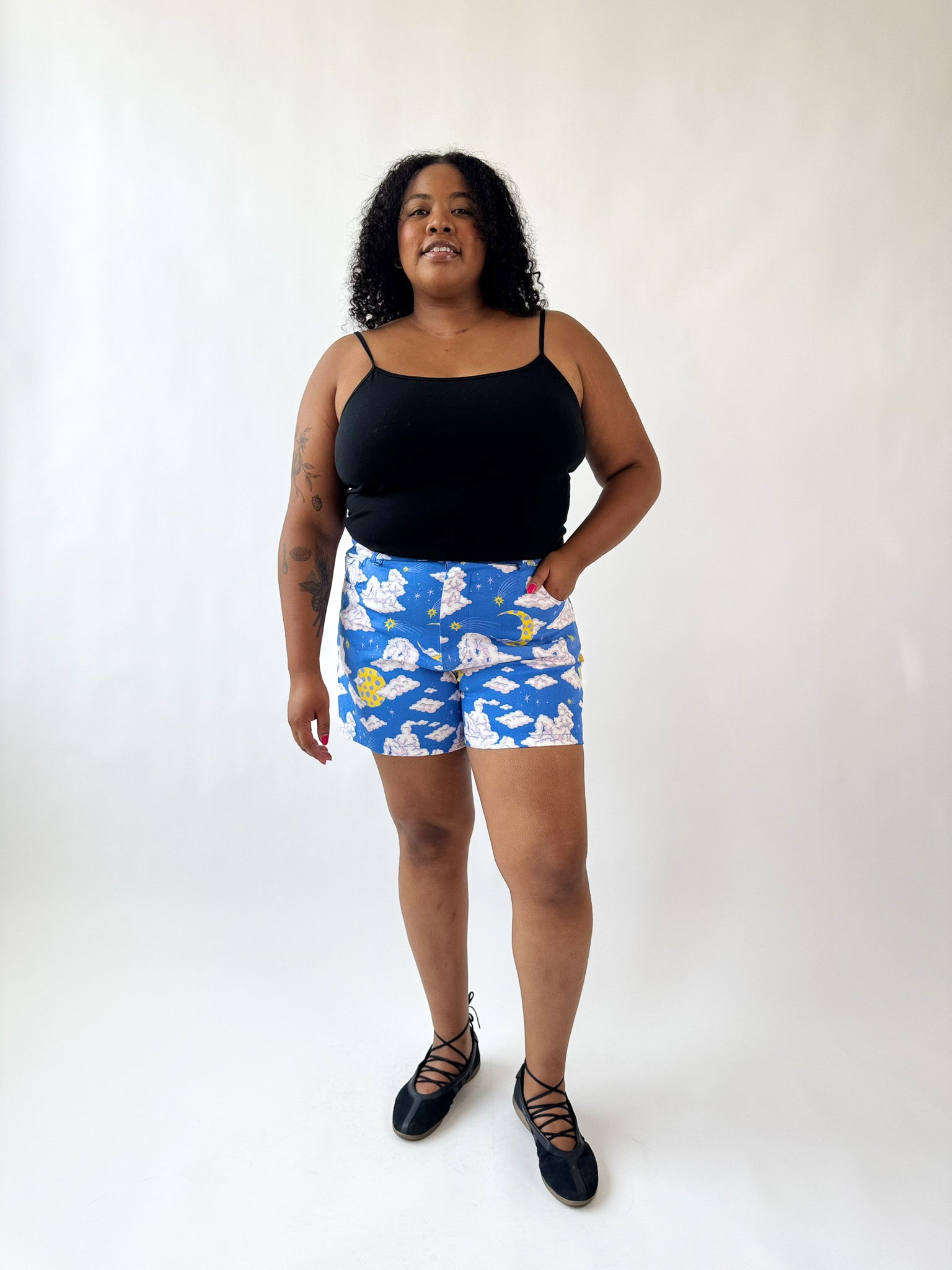 Twill Shorts Cloud People *Minor imperfections*