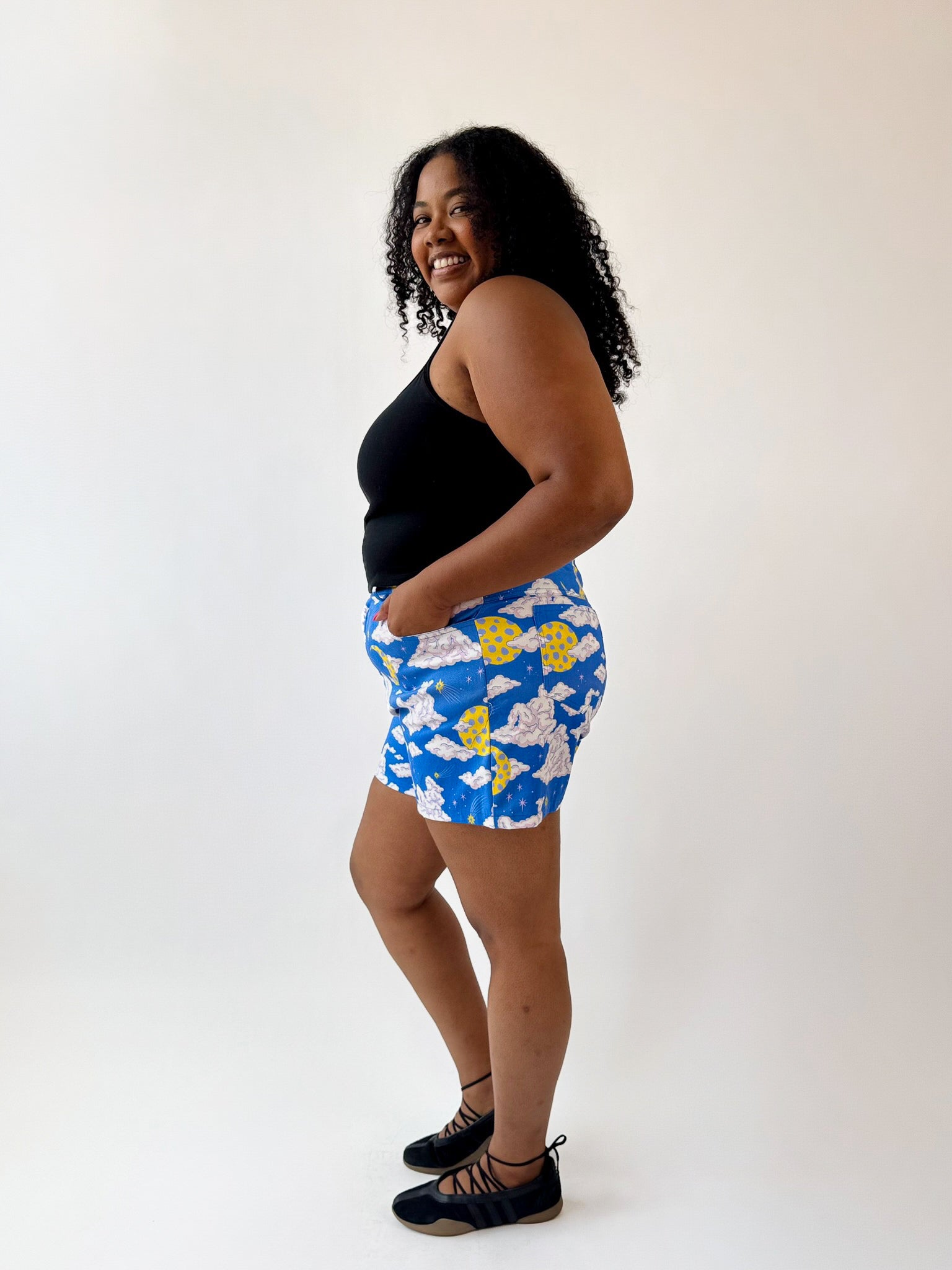 Twill Shorts Cloud People *Minor imperfections*