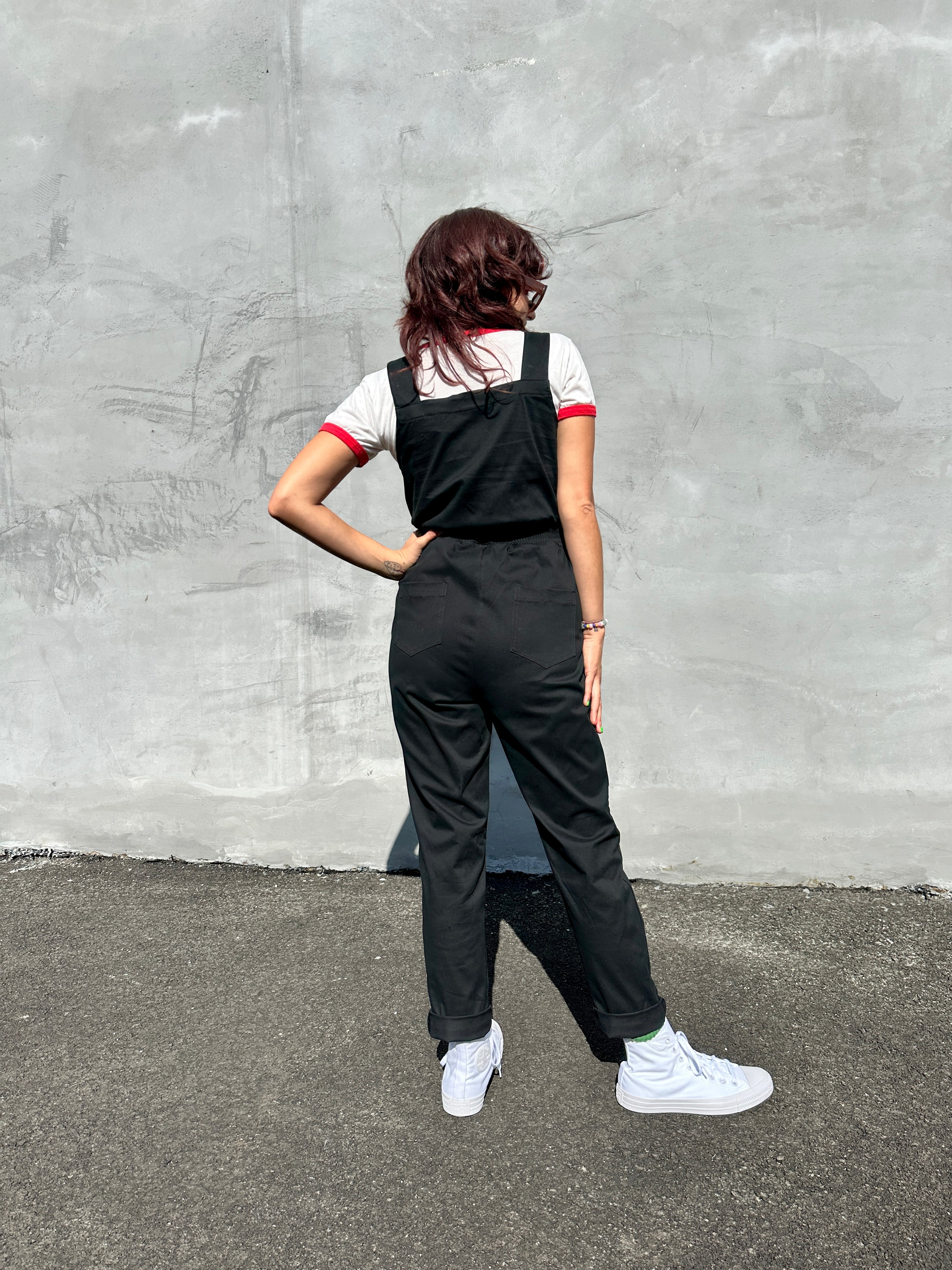 Twill Classic Overalls Black