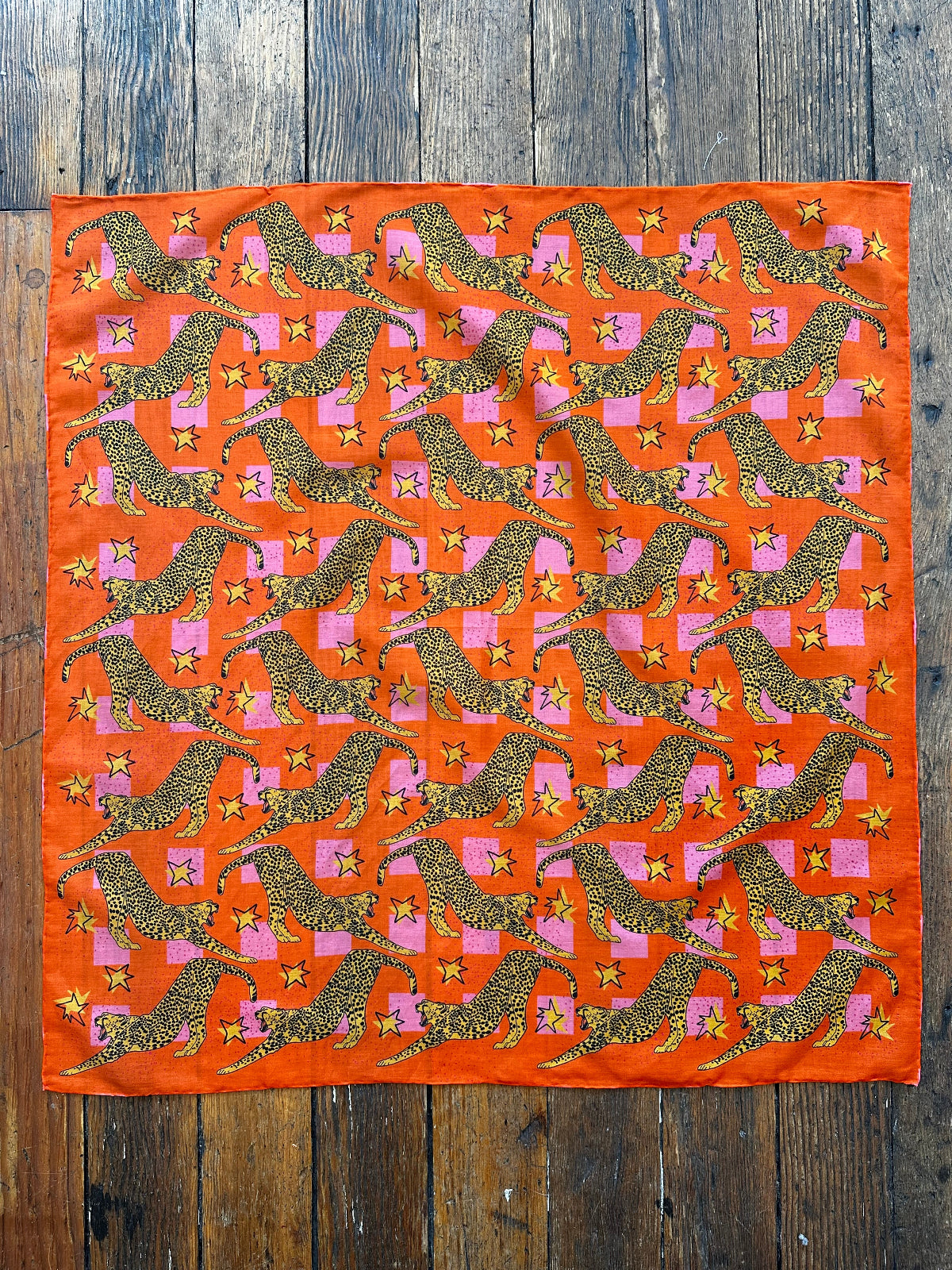 Cheetah Pink Bandana