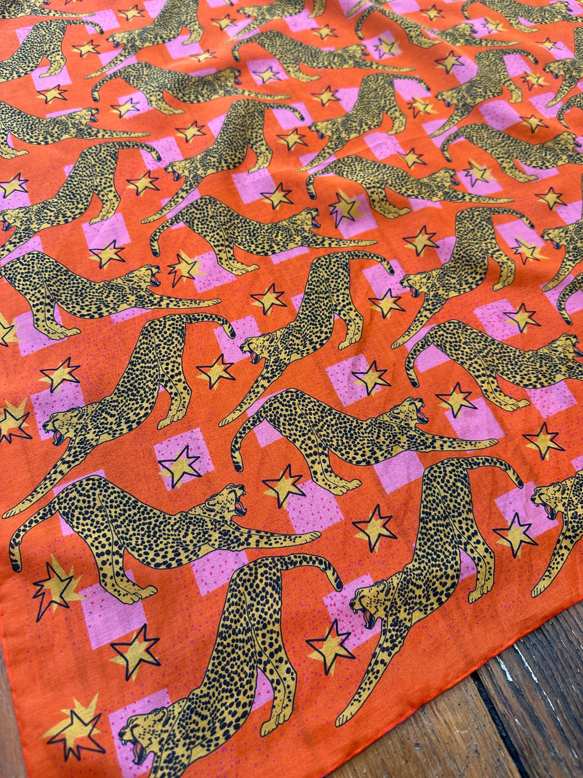 Cheetah Pink Bandana
