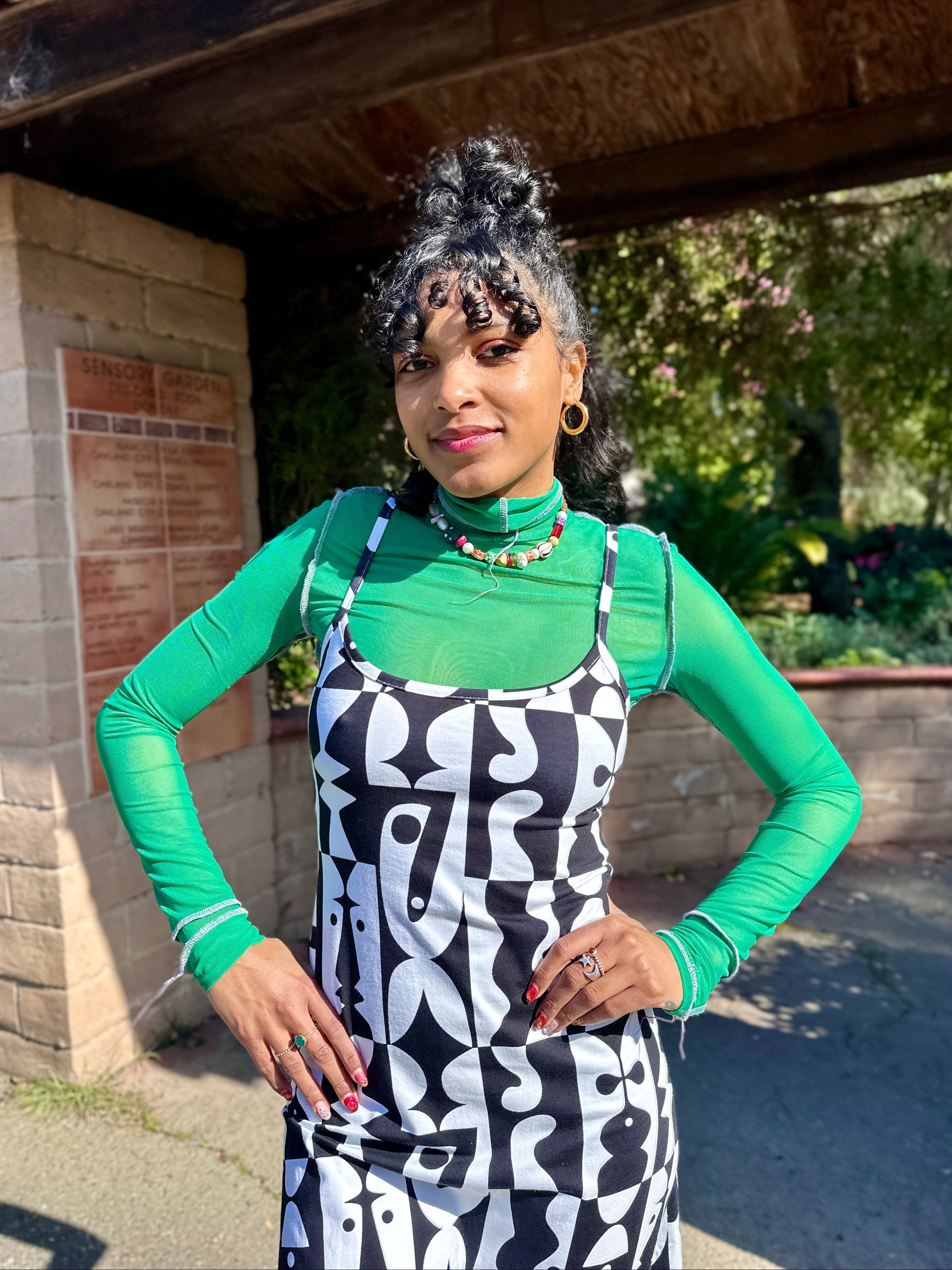 Spaghetti Slip Dress Illusions