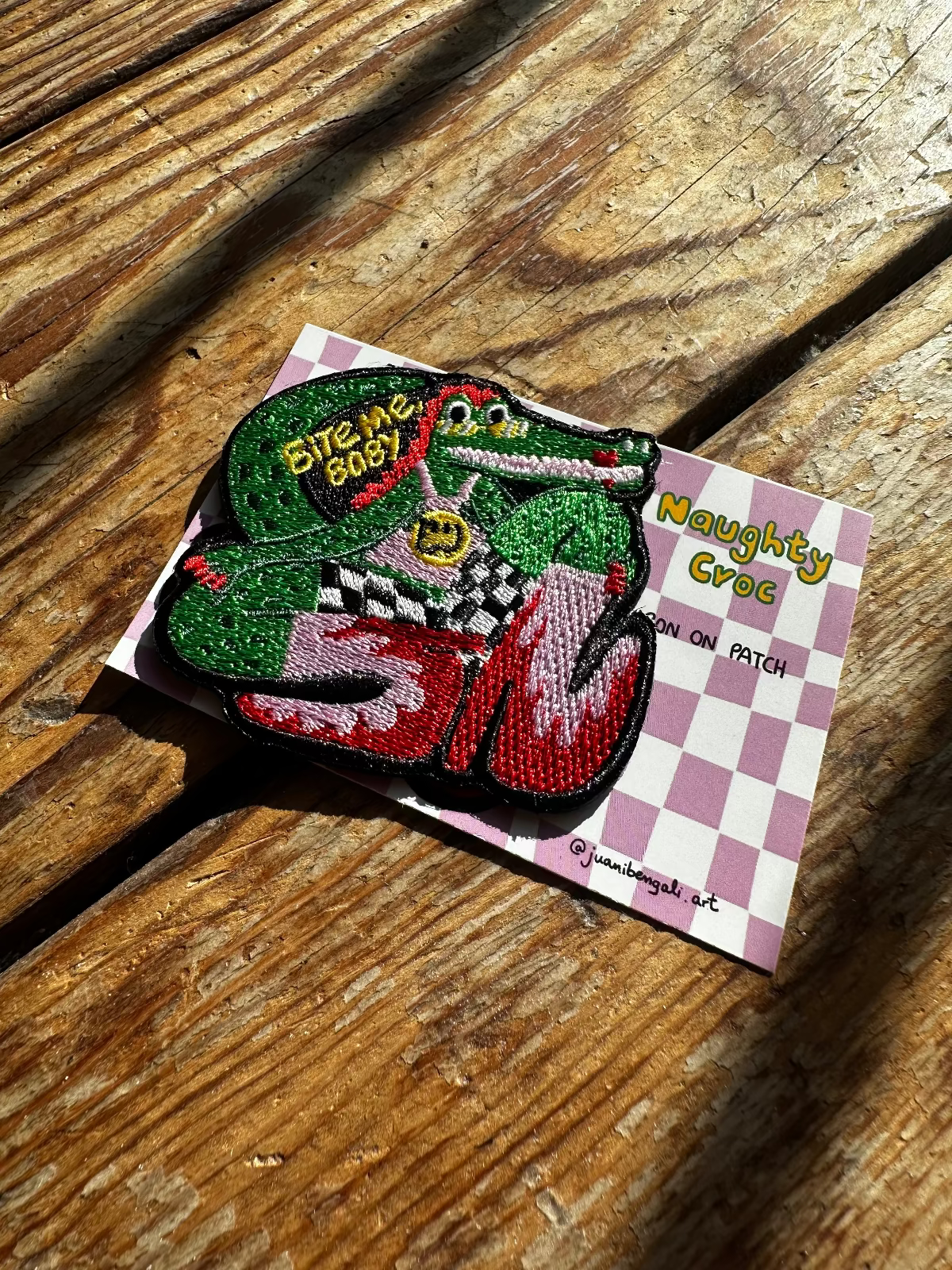 Naughty Croc Patch