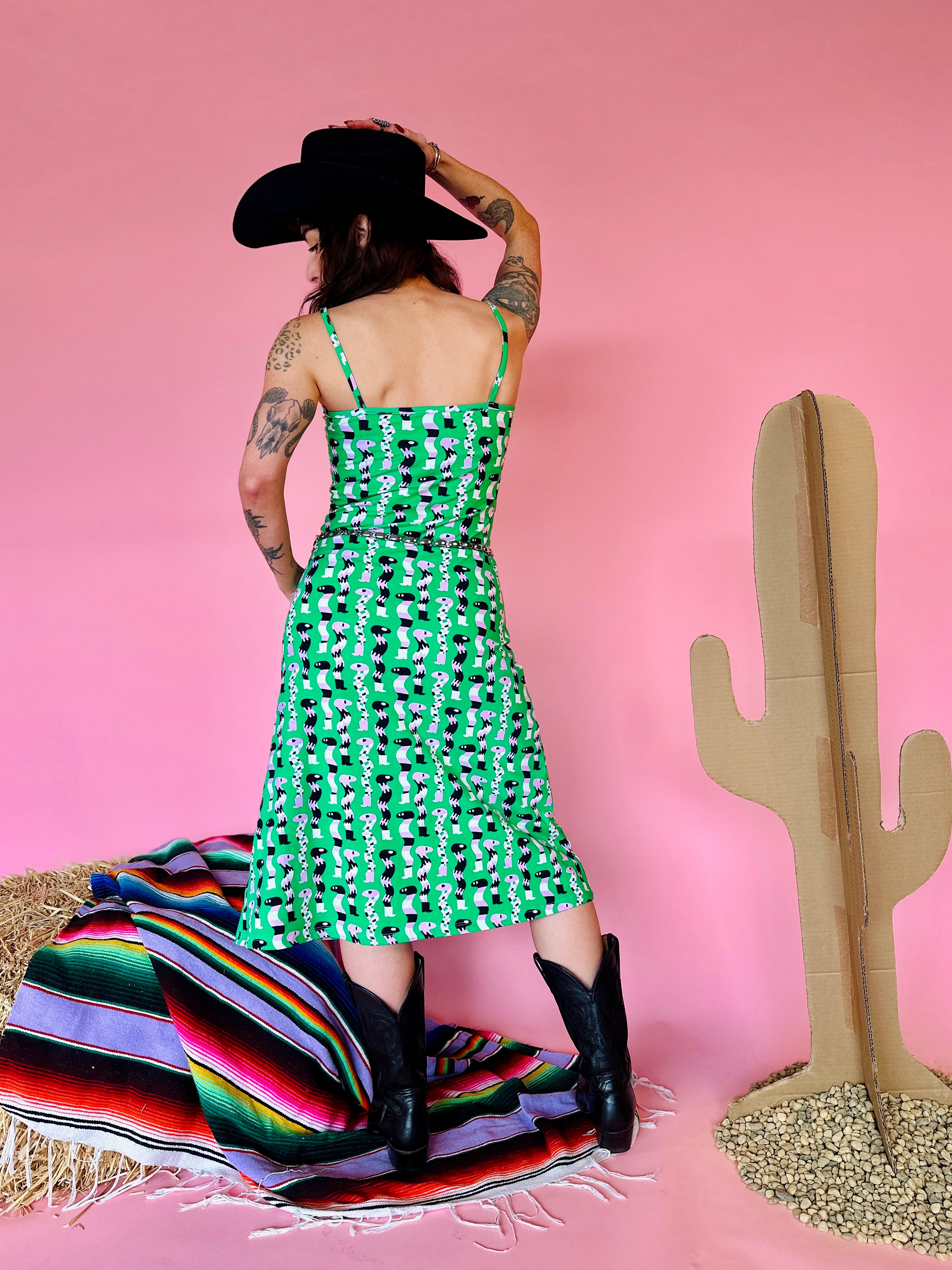 Spaghetti Slip Dress Sssnakes