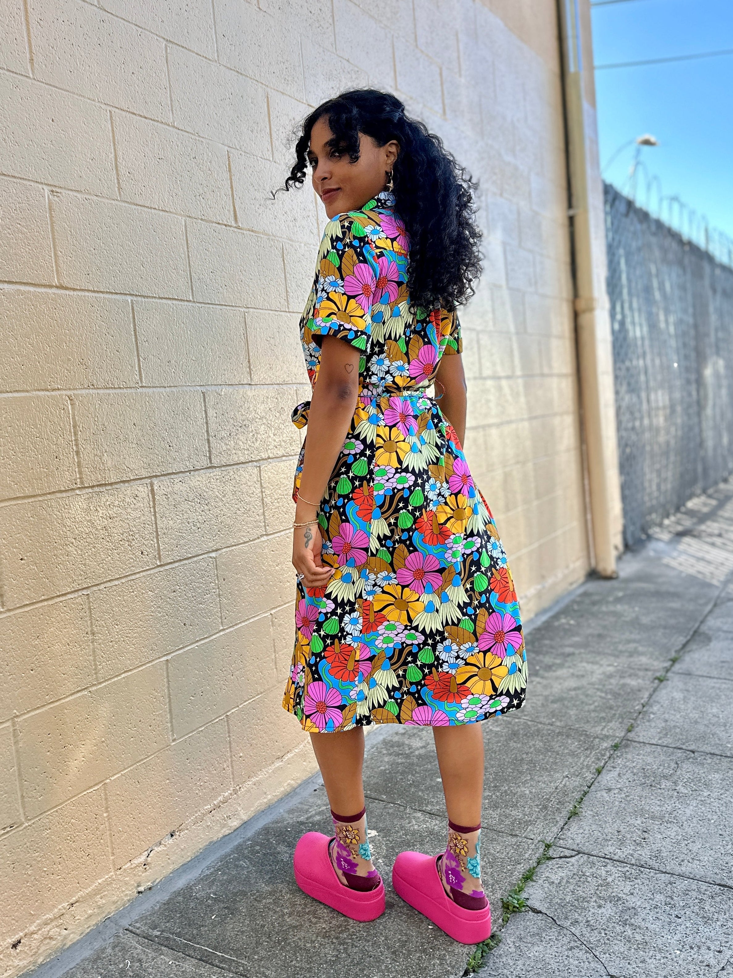 Holiday Dress Cosmic Floral