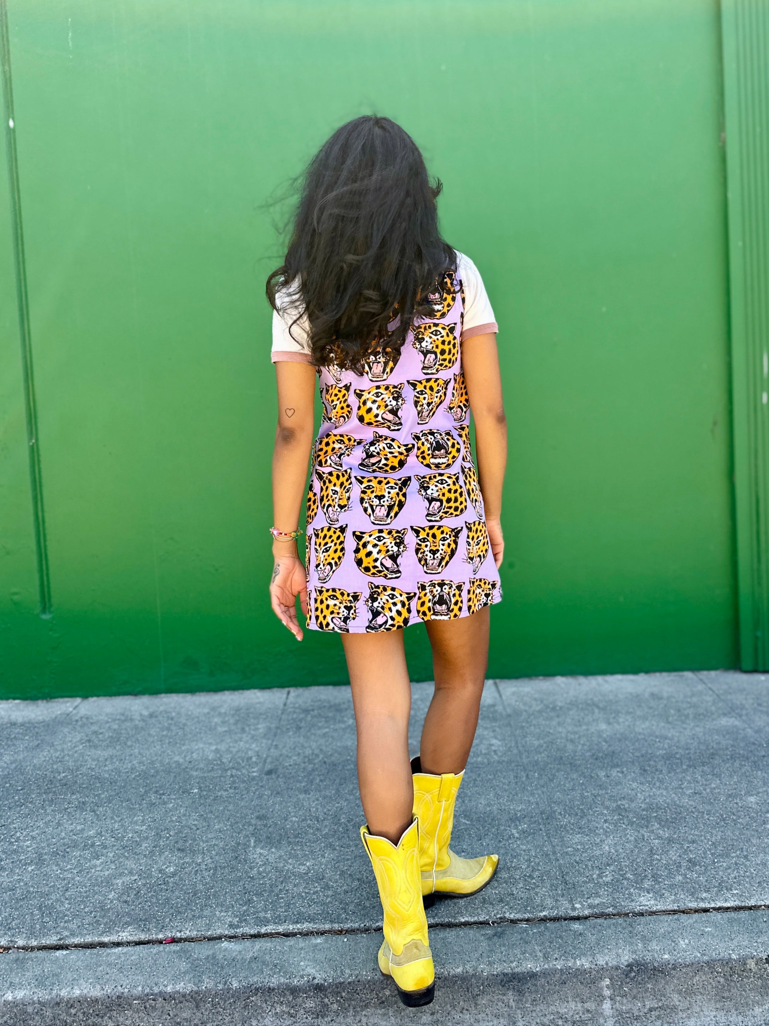 Twill Chloe Cheetah Head