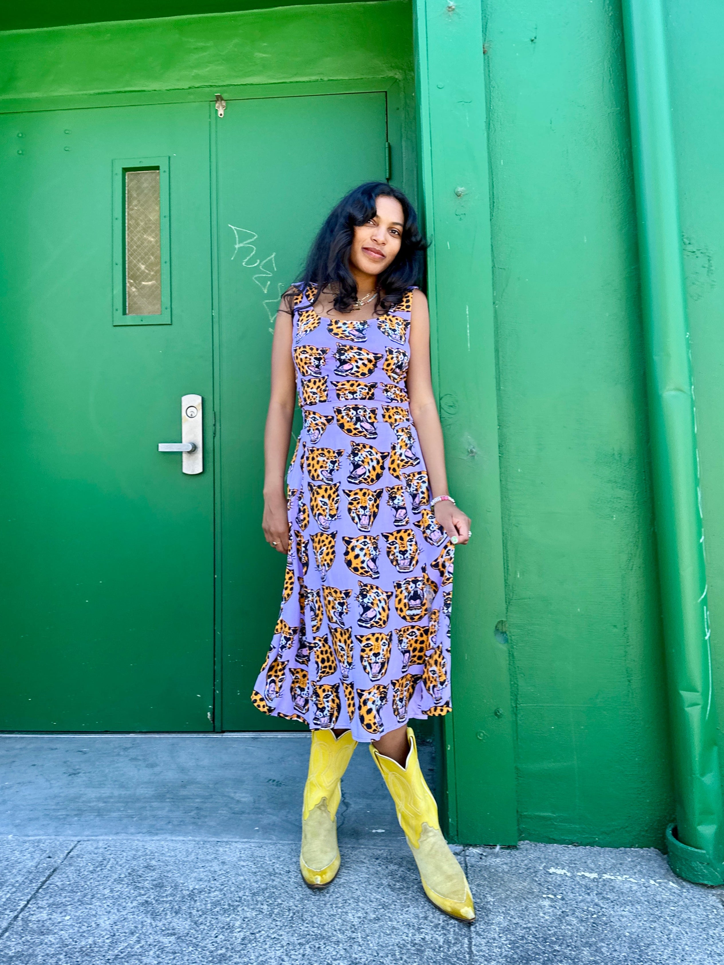 Slip Skirt Cheetah Head