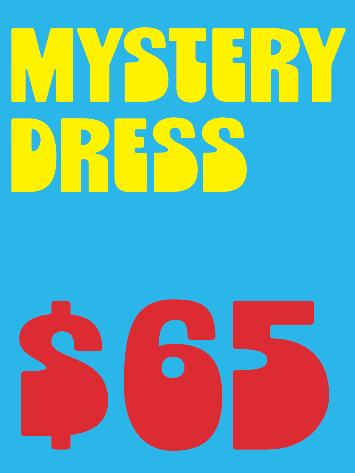 $65 Mystery DRESS