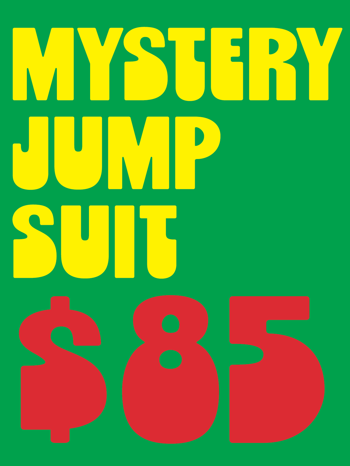 $85 Mystery JUMPSUIT