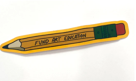 Fund Art Education Sticker