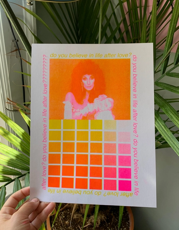 Cher Color Chart Riso Print