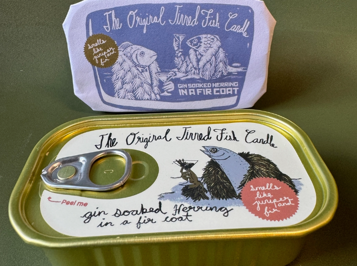 The Tinned Fish Candle - Juniper and Fraser Fir