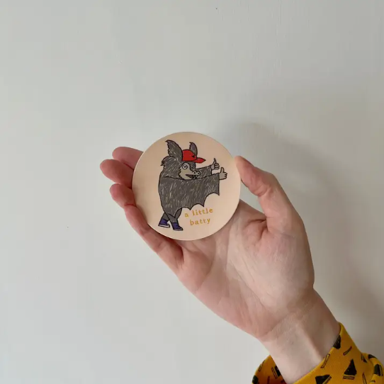 A Little Batty sticker