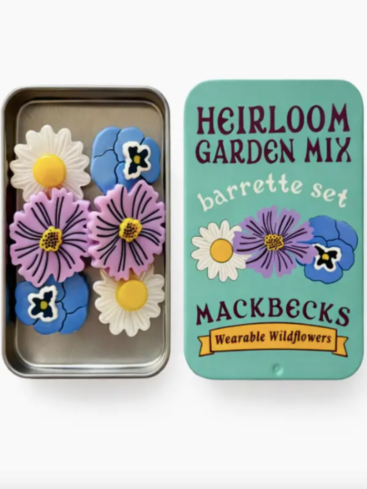 Heirloom Garden Mix Barrette Set