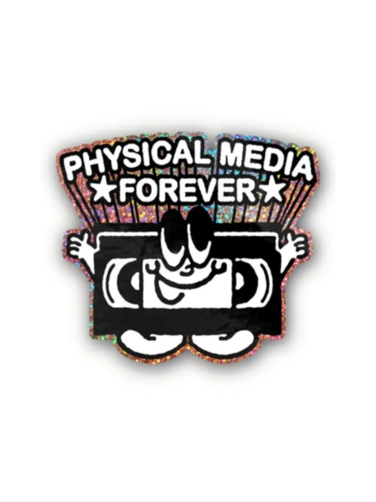 Physical Media Forever Sticker