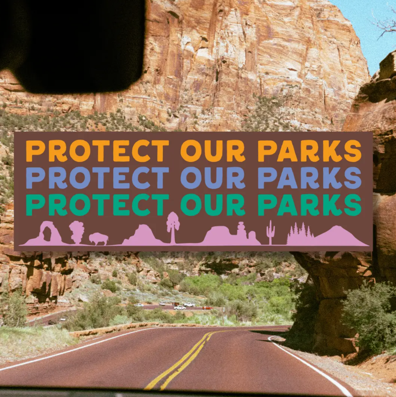 Protect Our Parks Sticker
