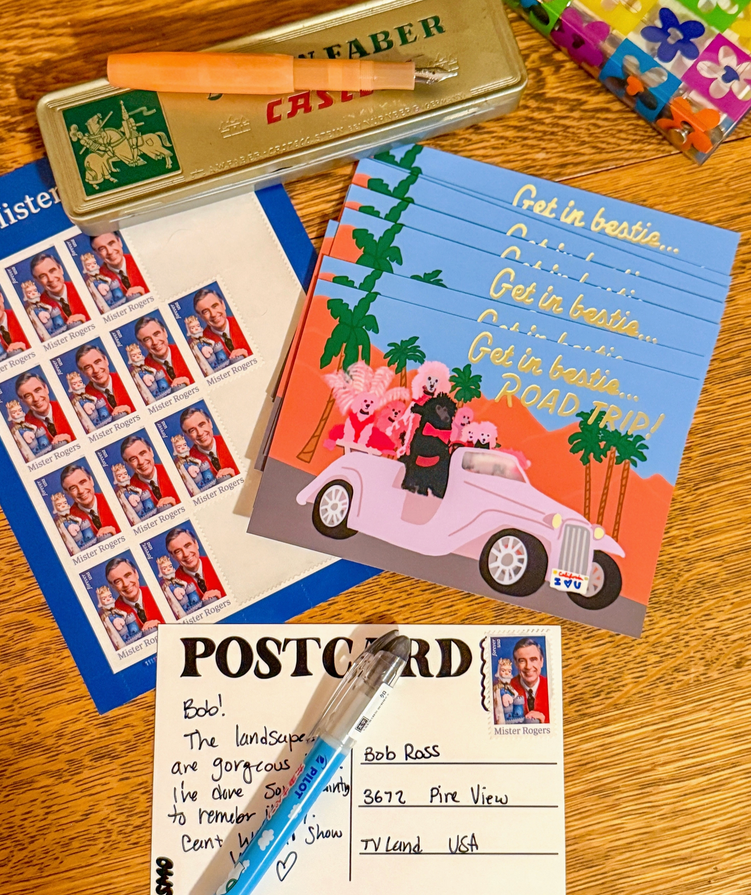 Get in Bestie Postcard