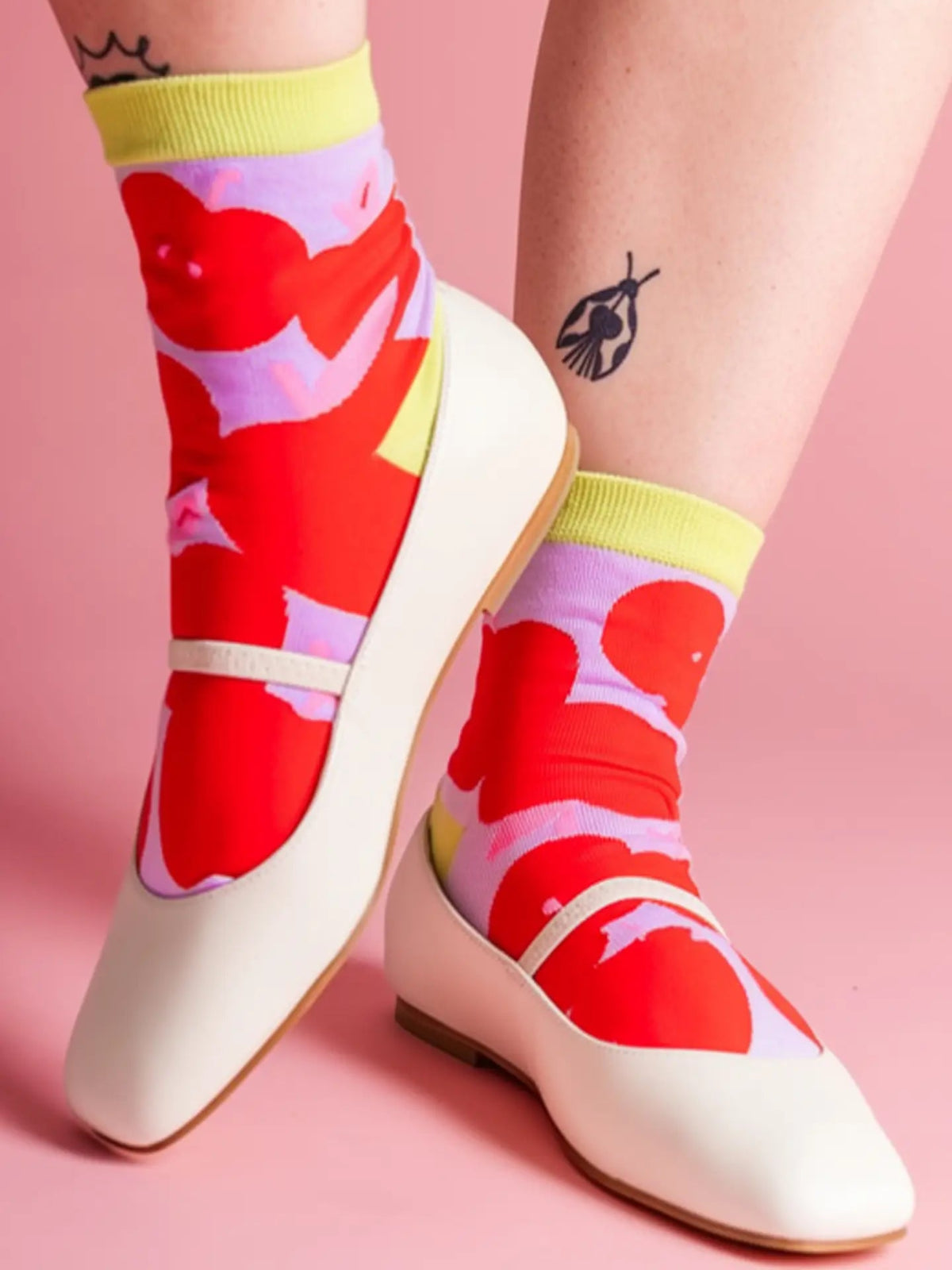 Cotton Ankle Socks - Fall Apple