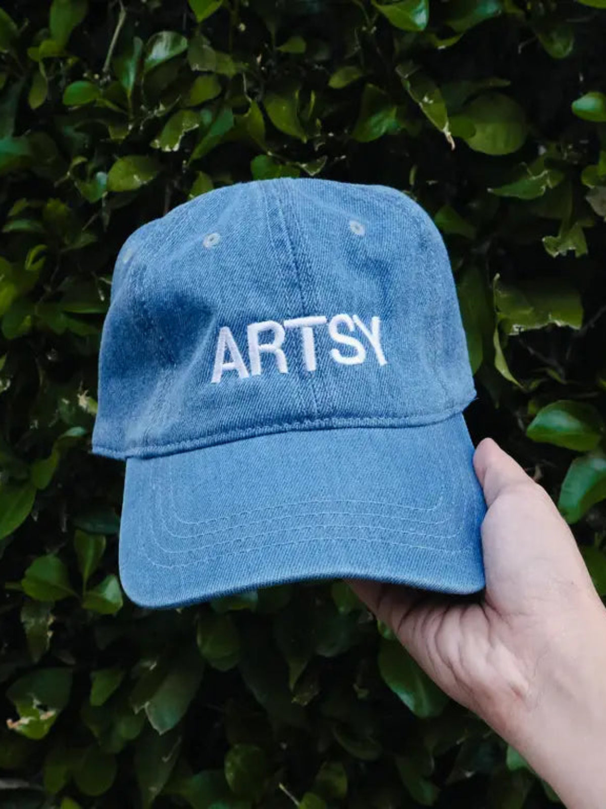 Artsy Denim Hat