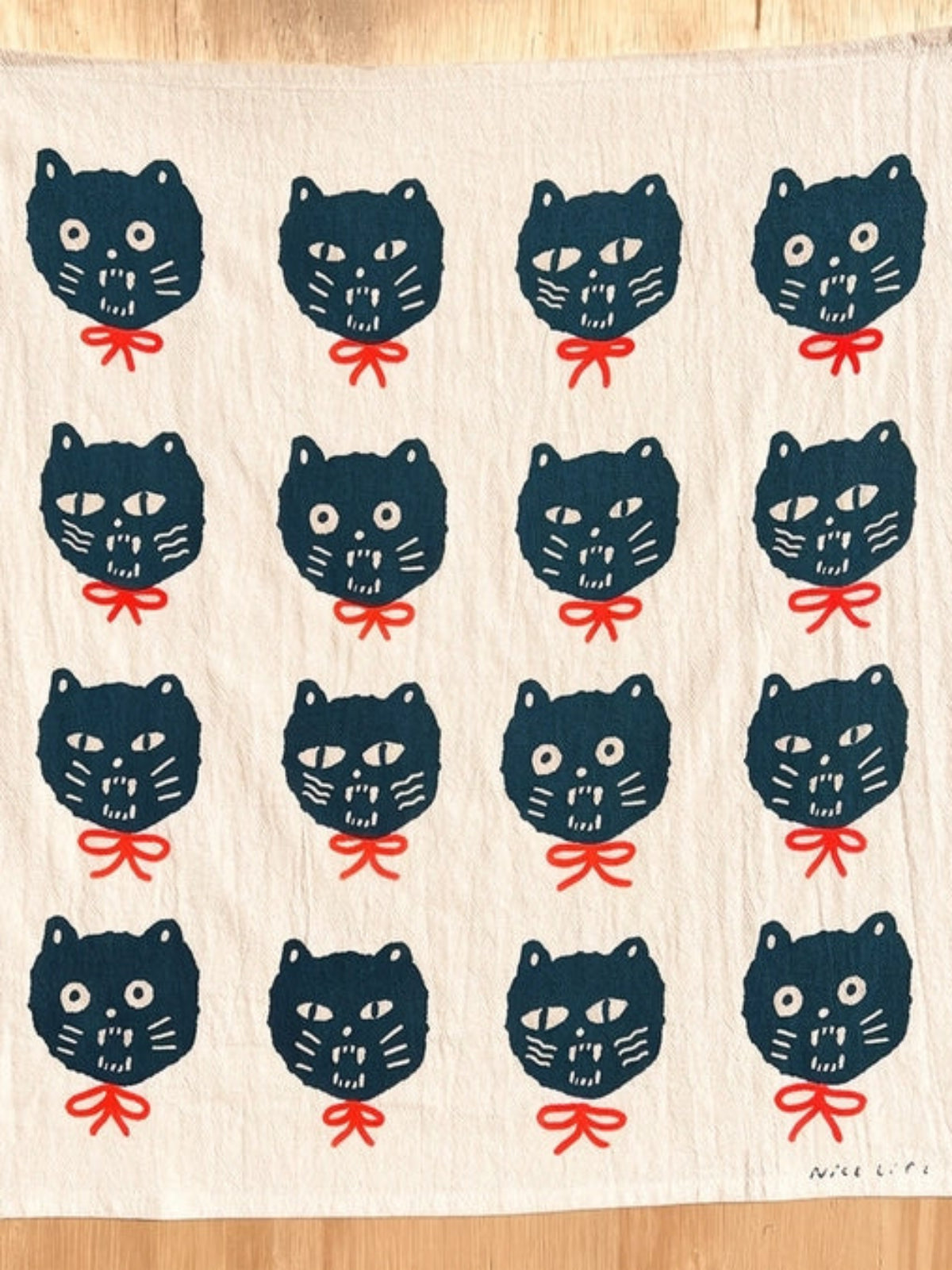 Bad Cats Tea Towel