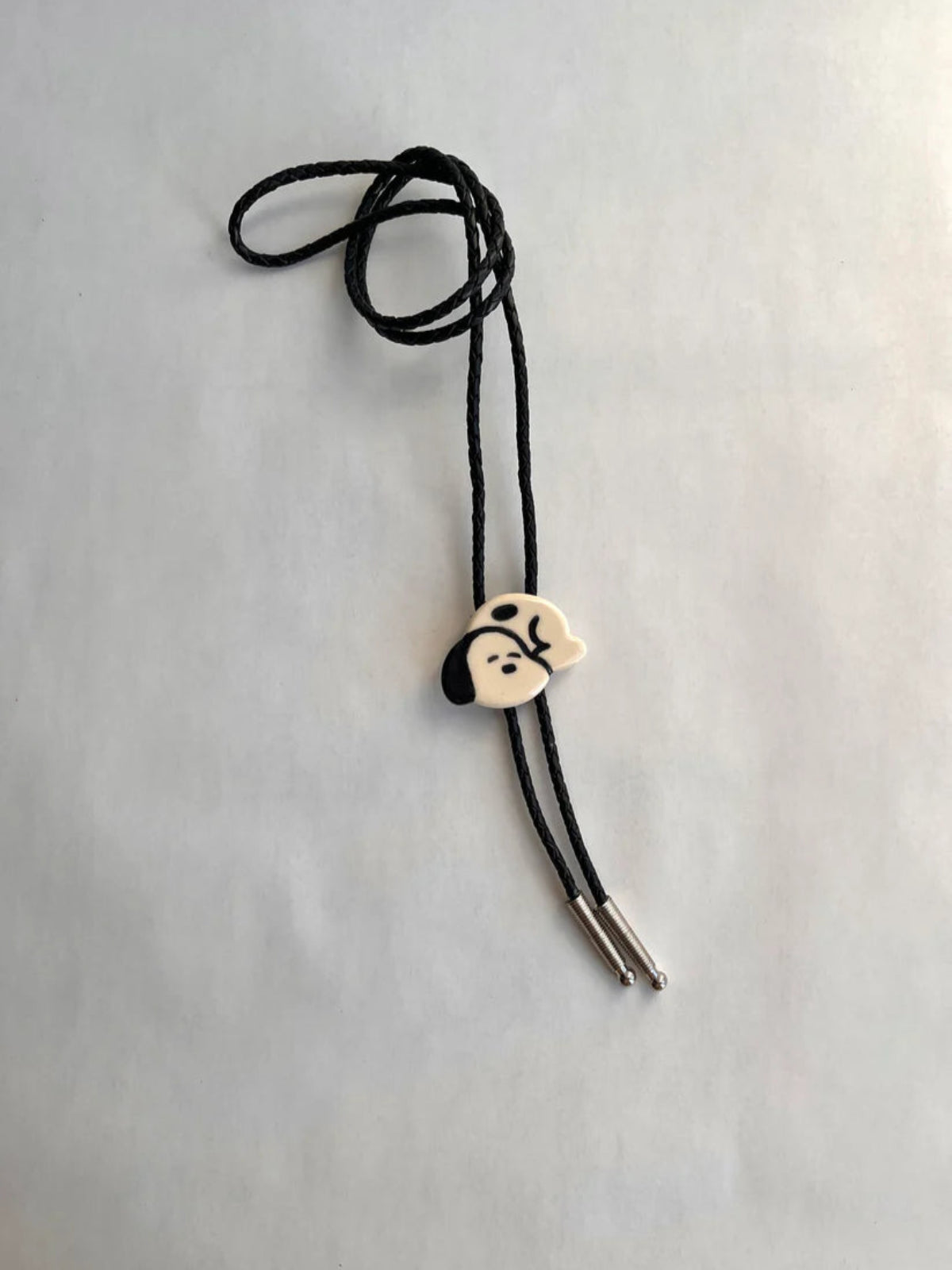 Baby Snoopy Ceramic Bolo Tie