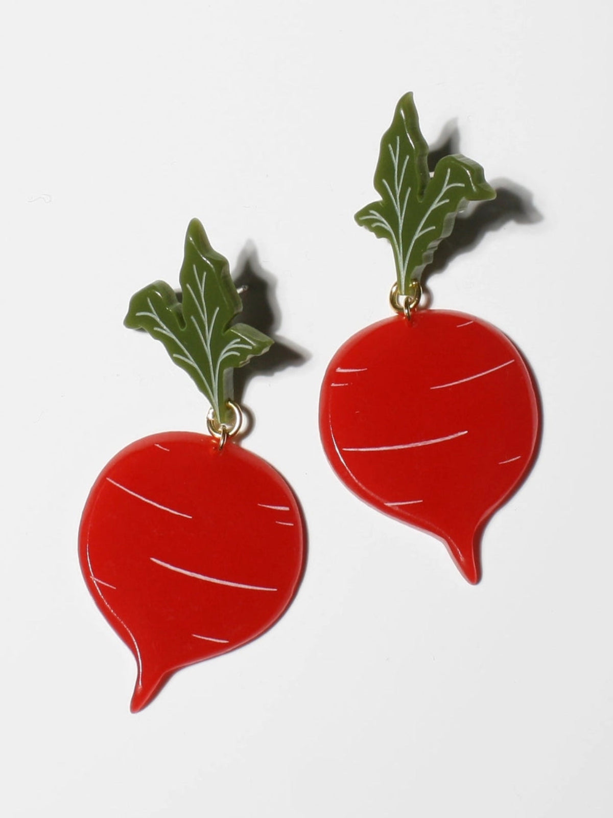 Beet Earrings