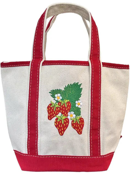 Strawberry Mini Canvas Tote – NOOWORKS