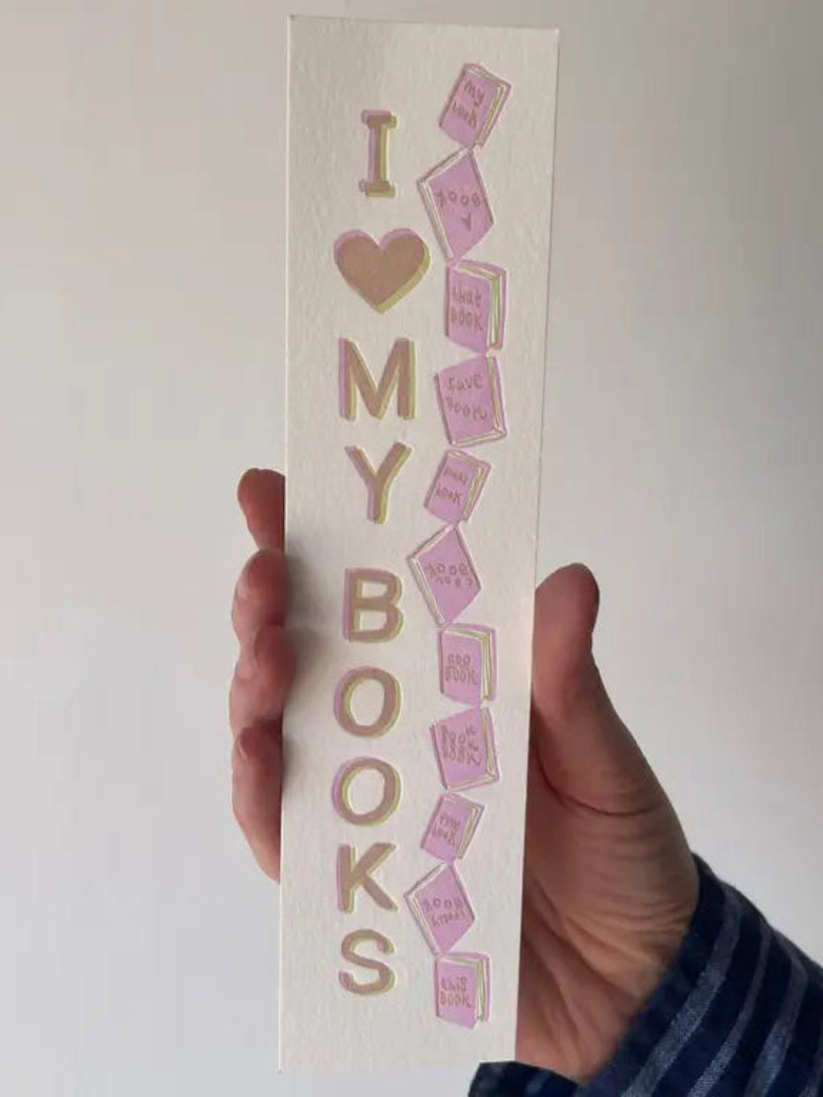 I Love My Books Bookmark