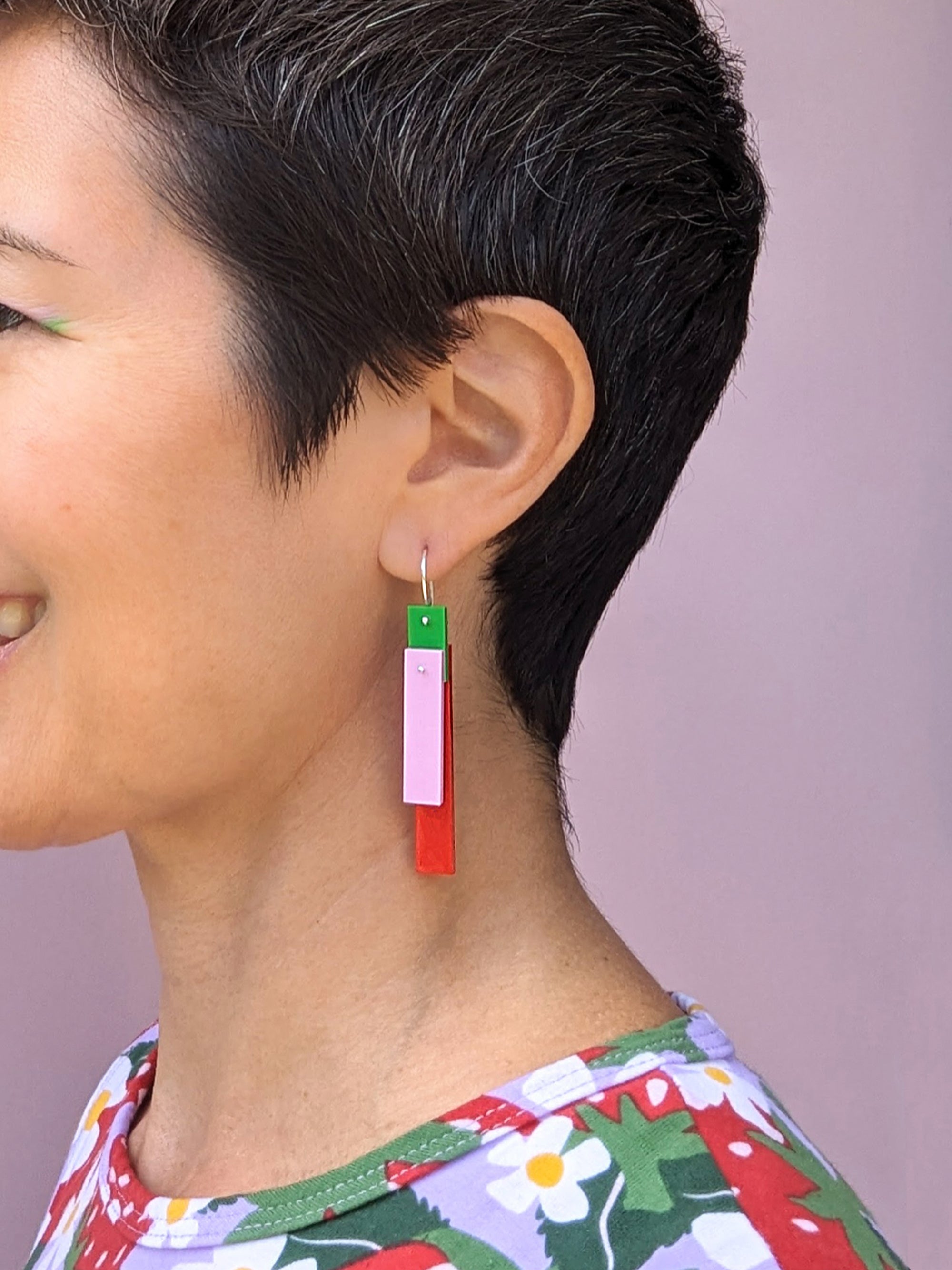 Tile Earrings - Berrylicious