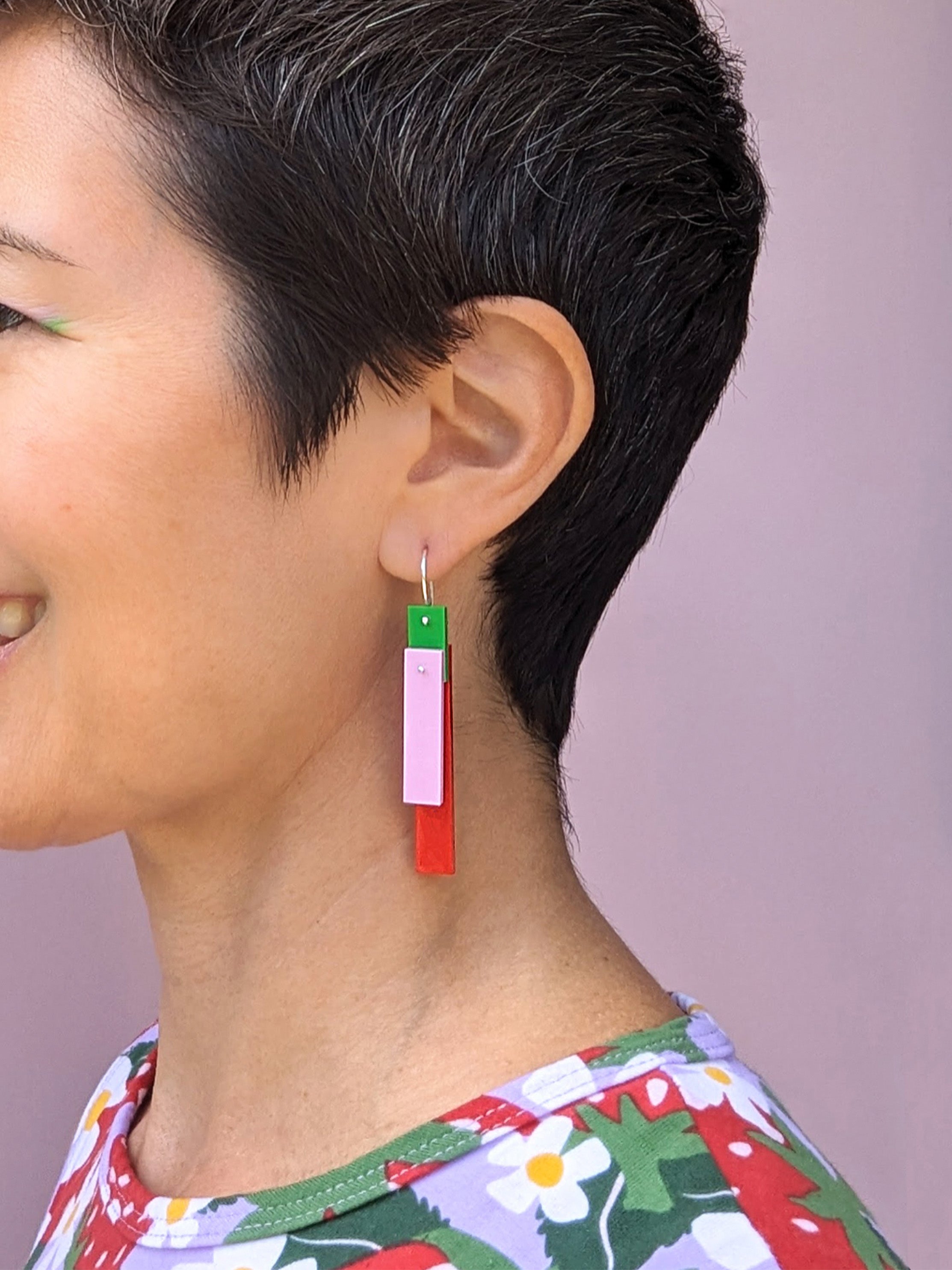 Tile Earrings - Berrylicious