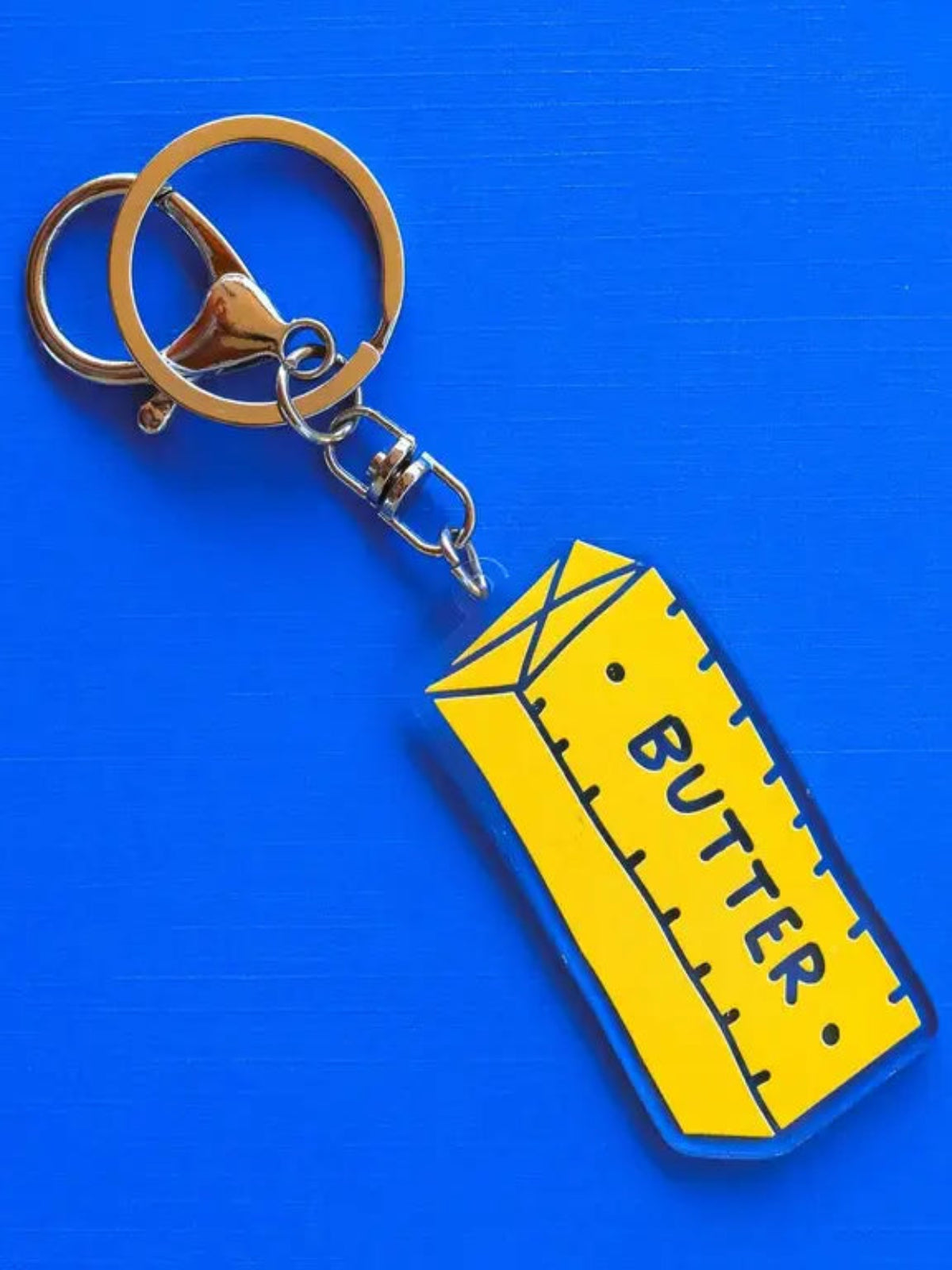 Butter Recycled Acrylic Keychain