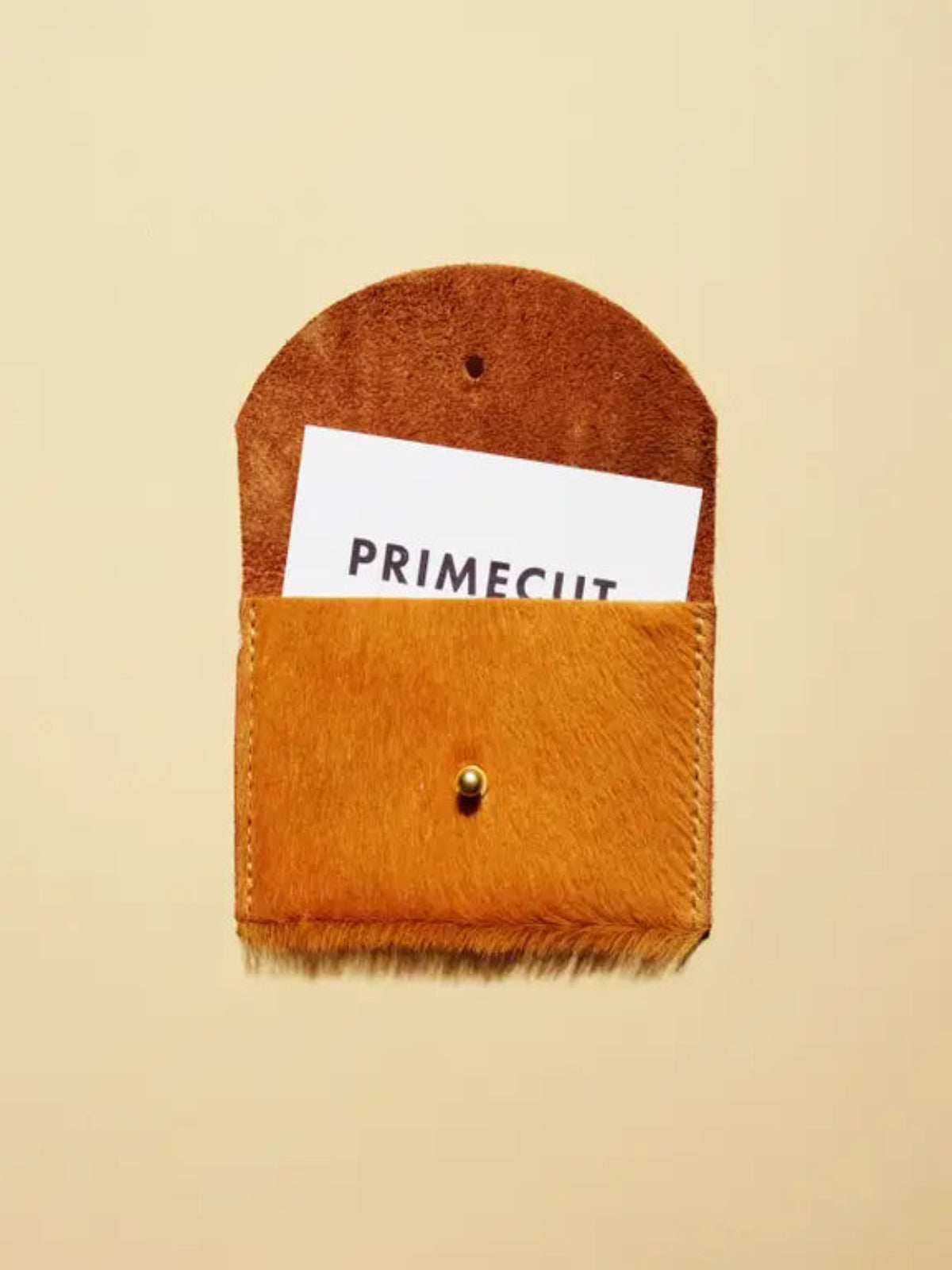 Cardholder - Butternut Hair On Hide