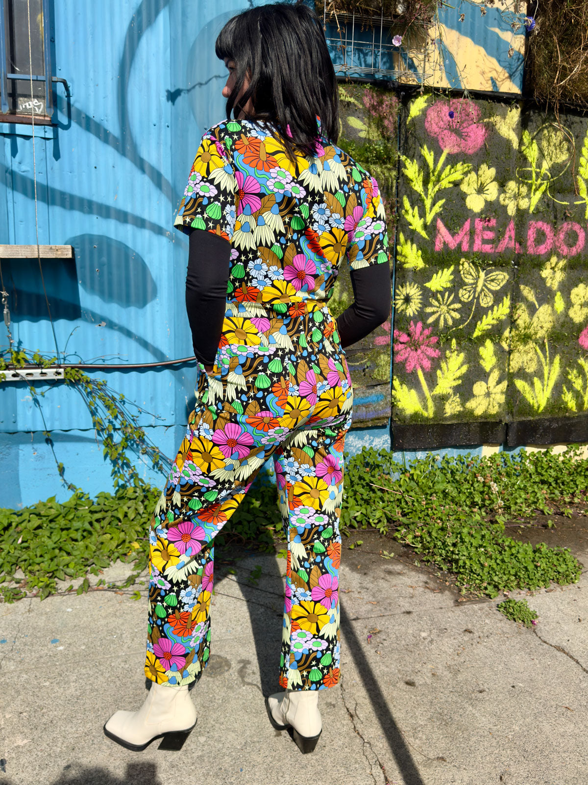 Twill Coveralls Cosmic Floral